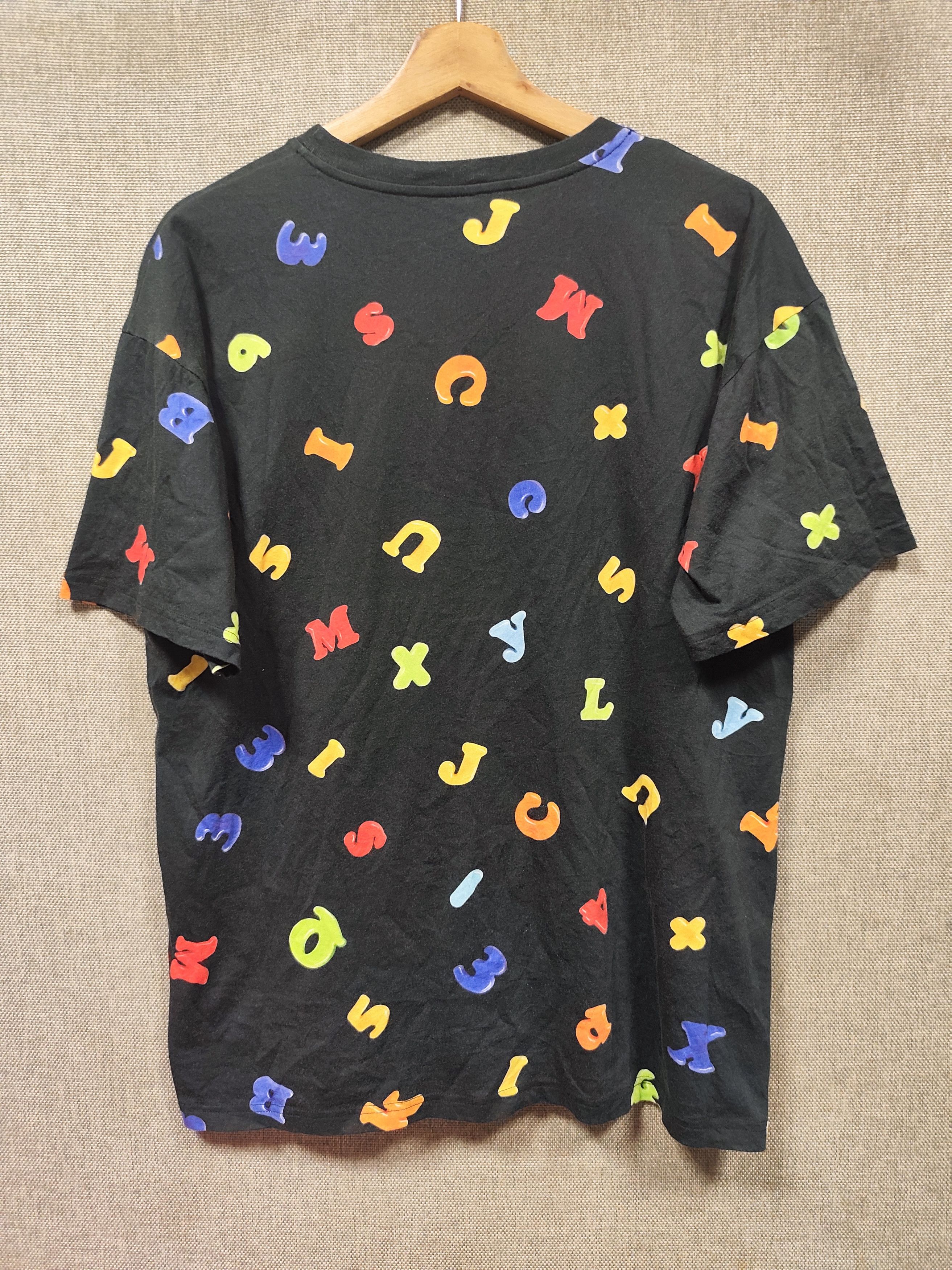 Moschino Moschino Multicolour Alphabet Logo Tee Size US L / EU 52-54 / 3 - 2 Thumbnail