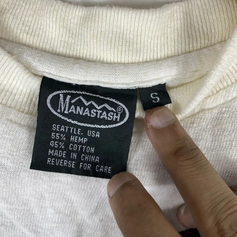 Manastash Vintage MANASTASH Big Logo Graphic Hemp Tee Size US S / EU 44-46 / 1 - 8 Thumbnail