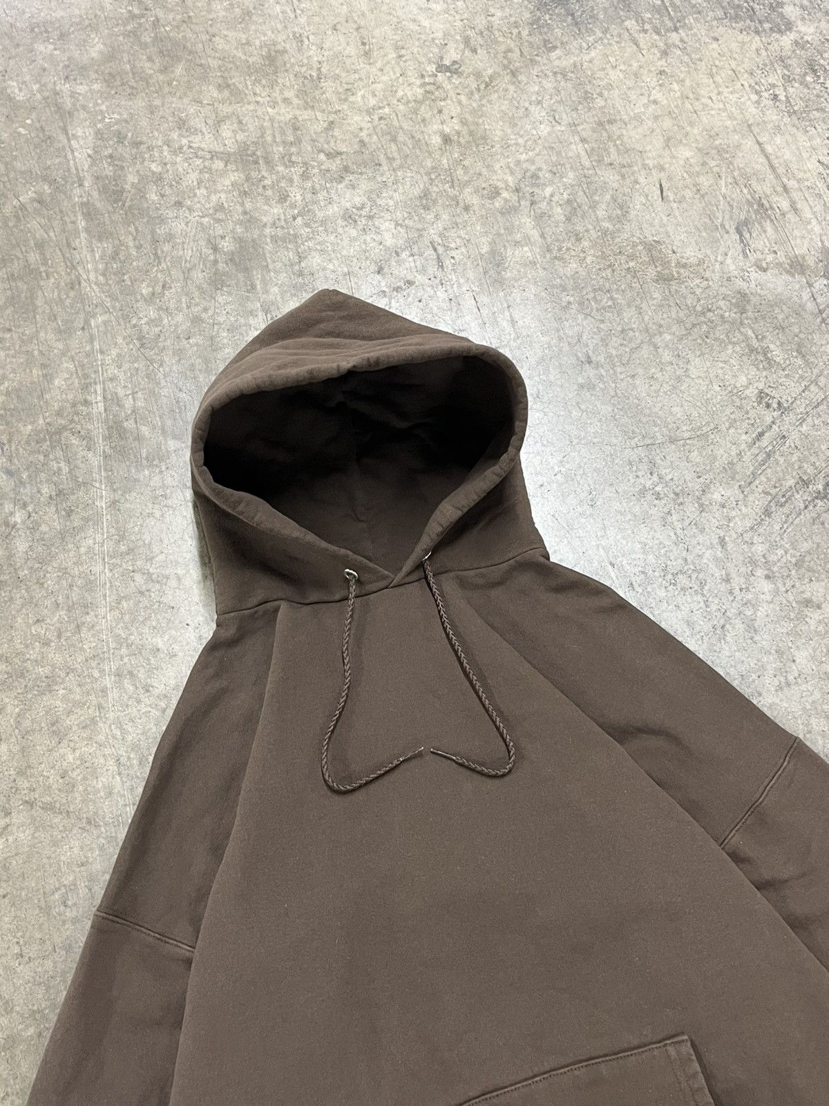 Russell Athletic × Vintage Vintage mocha brown earth tone blank boxy hoodie rare hype Size US XL / EU 56 / 4 - 6 Thumbnail