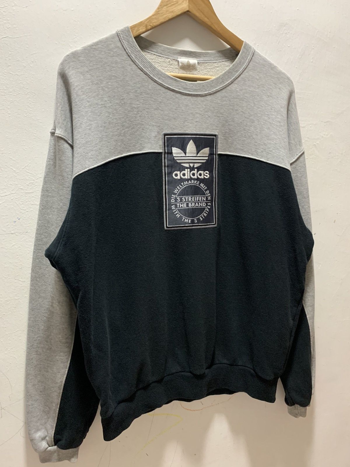 Adidas Vintage Rare Adidas x Descente Adidas Sweatshirt Size US L / EU 52-54 / 3 - 3 Thumbnail
