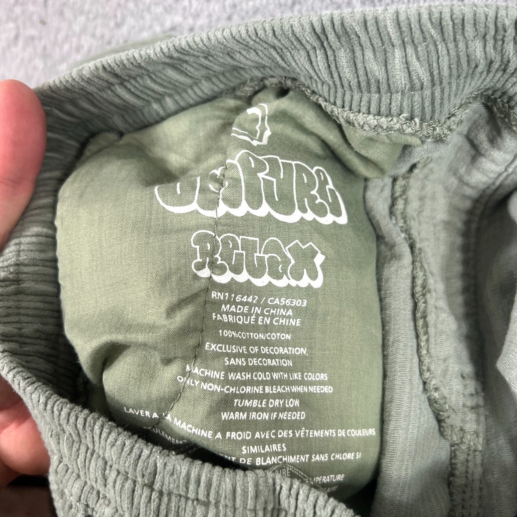 Empyre VINTAGE Empyre Men’s Corduroy Pants Small Green Relaxed Fit Casual Baggy Skater Y2K Size US 29 - 7 Thumbnail