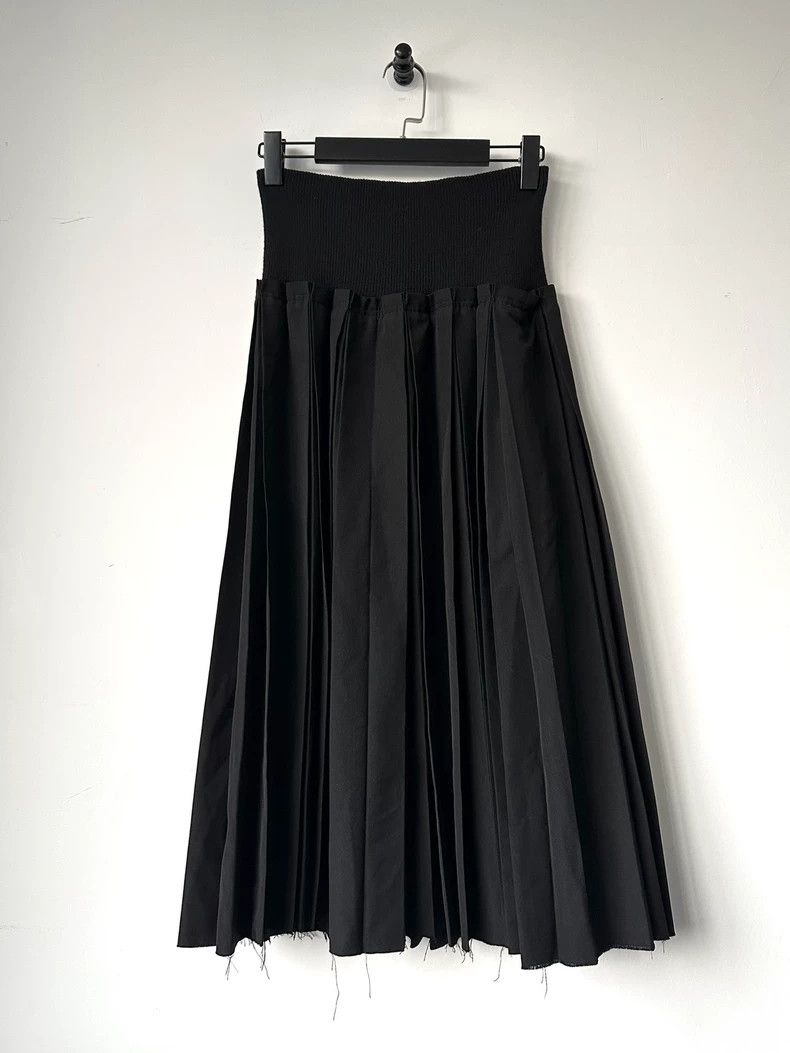 Y's Y's size 3 Knit patchwork pleated skirt Size 25" / US 0 / IT 36 - 4 Thumbnail