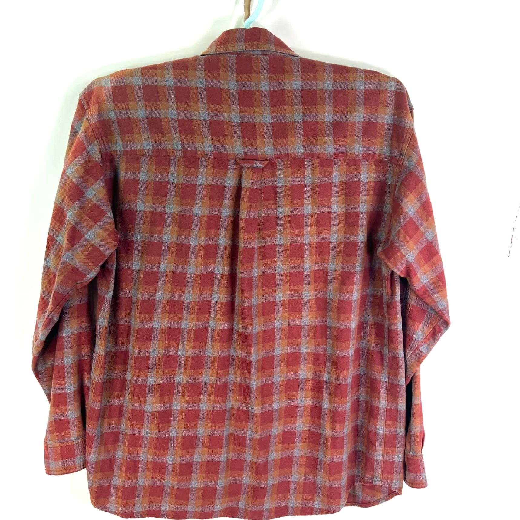 Vintage Columbia Shirt Mens L Orange Plaid Long Sleeve Cotton Button-Up Mens Size US L / EU 52-54 / 3 - 6 Thumbnail