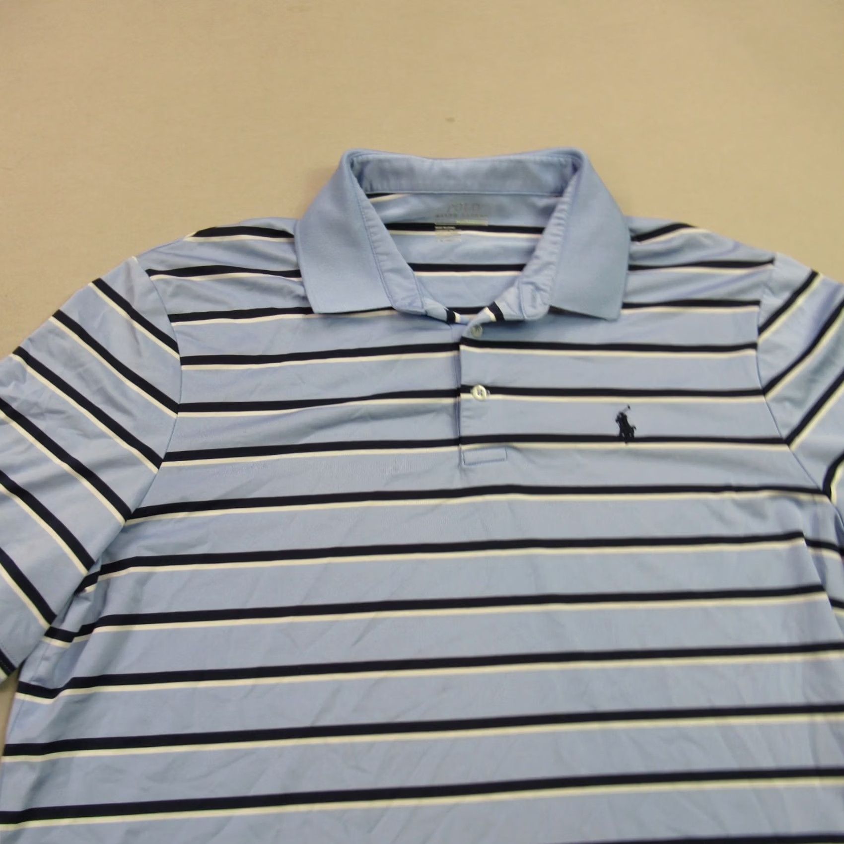Polo Ralph Lauren Polo Ralph Lauren Shirt Mens Large Short Sleeve Golf Polo Stripes Casual Size US L / EU 52-54 / 3 - 3 Thumbnail