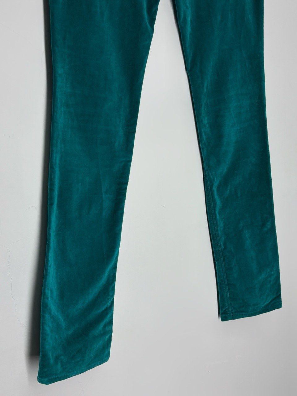 Love Moschino Love Moschino Green Velour Pants Size 26" / US 2 / IT 38 - 11 Thumbnail