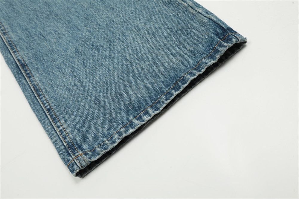 Jean Men's American loose casual distressed washed jeans Size US 32 / EU 48 - 6 Thumbnail