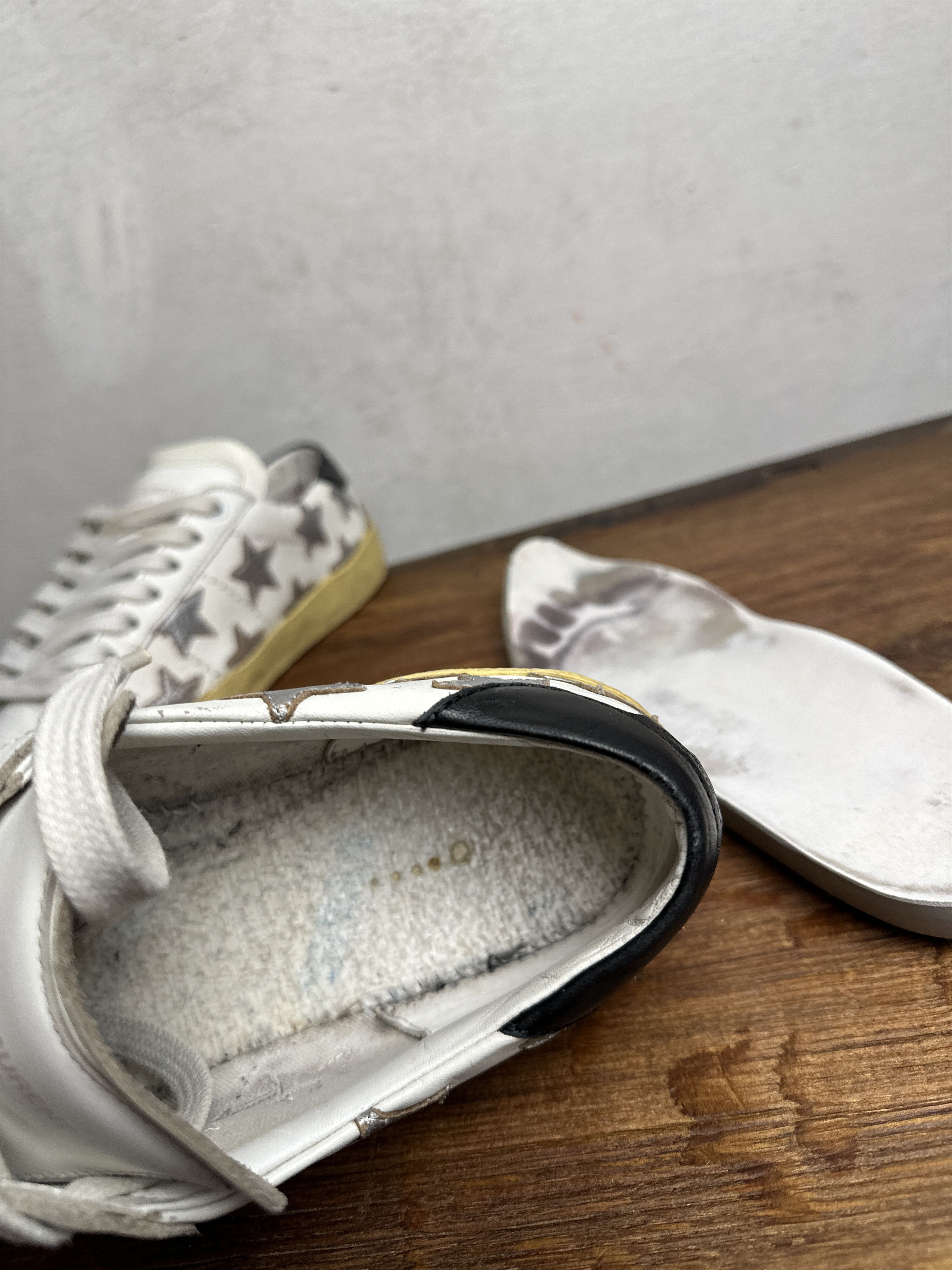 Saint Laurent Paris Saint Laurent Paris Star Court Classic California Sneakers Size US 8 / IT 38 - 12 Thumbnail