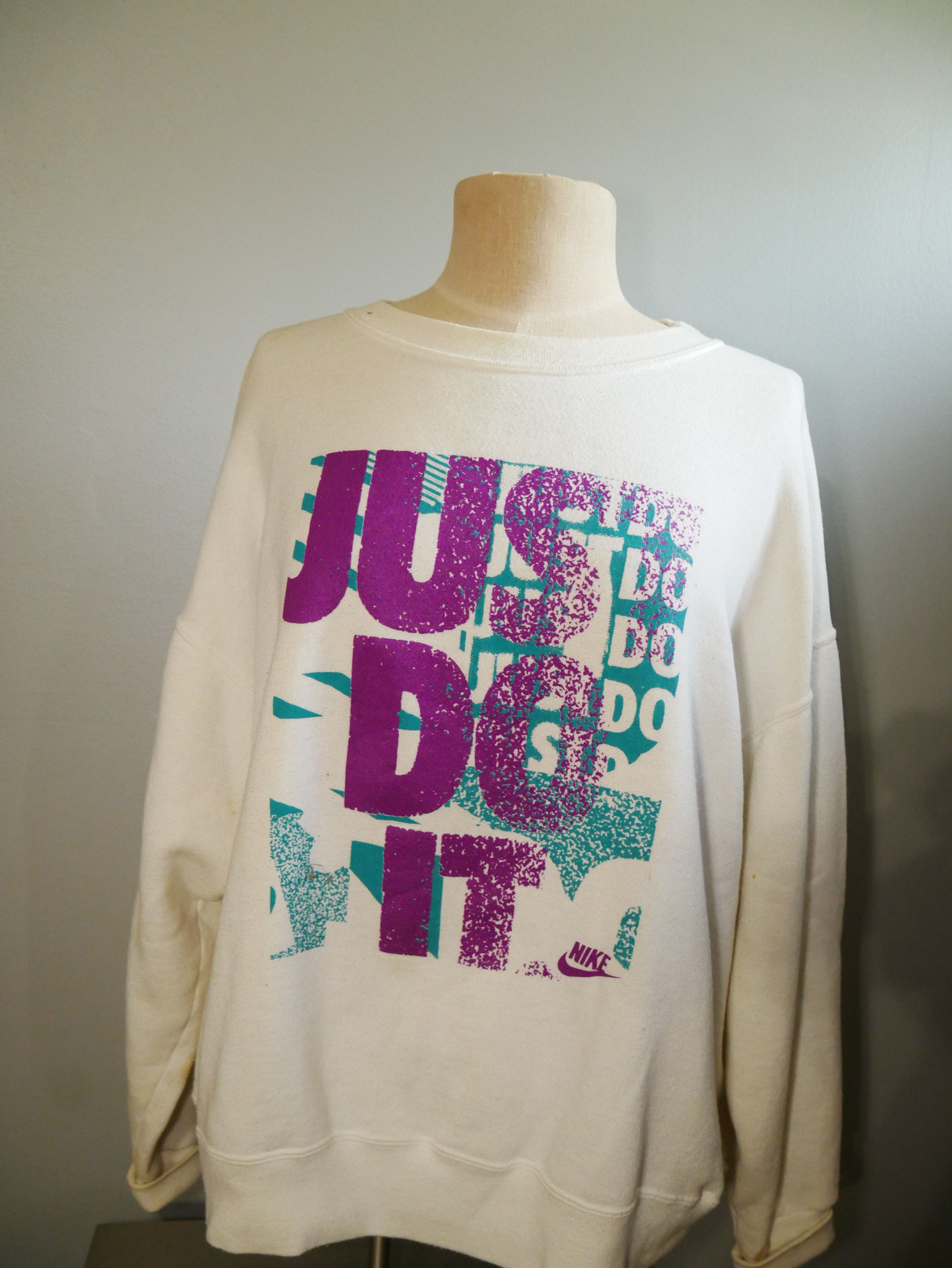 Nike 90s Nike Just Do It Sweatshirt Size US XL / EU 56 / 4 - 1 Thumbnail