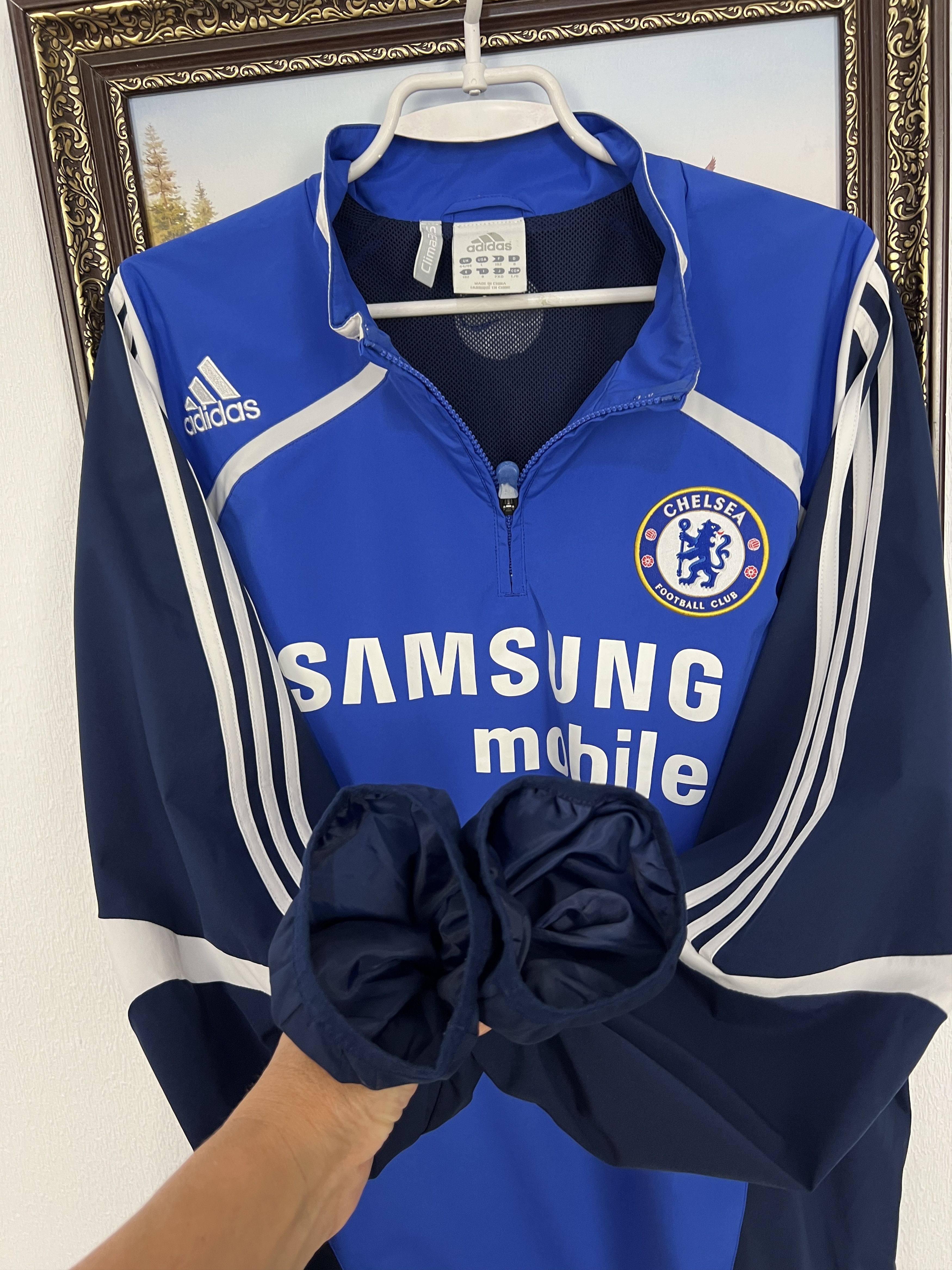 Adidas Vintage Adidas Chelsea Football Train Sweatshirt Soccer Size US L / EU 52-54 / 3 - 6 Thumbnail