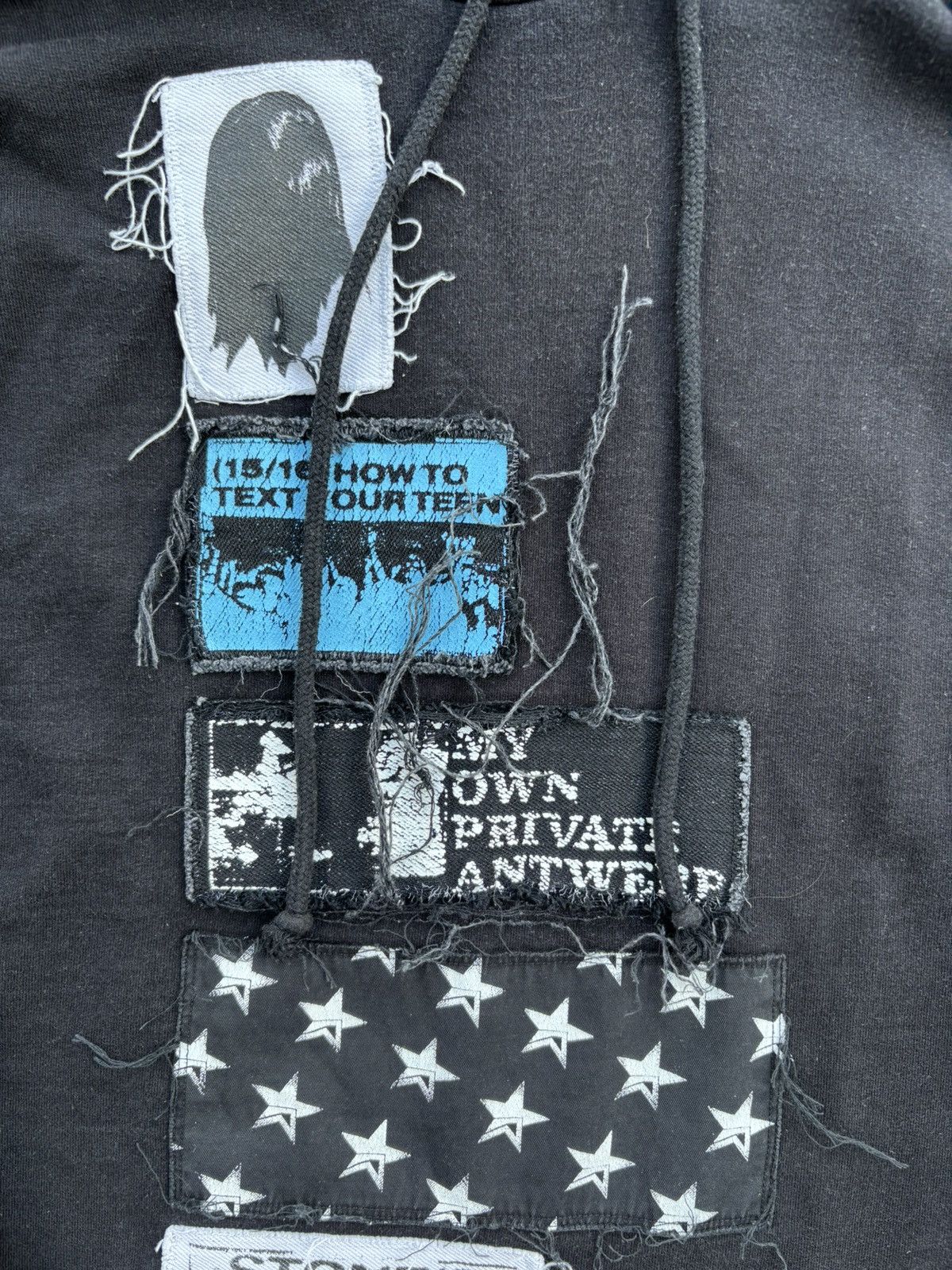 Raf Simons Raf Simons SS20 Patch hoodie america "Stoned America" Size US M / EU 48-50 / 2 - 4 Thumbnail