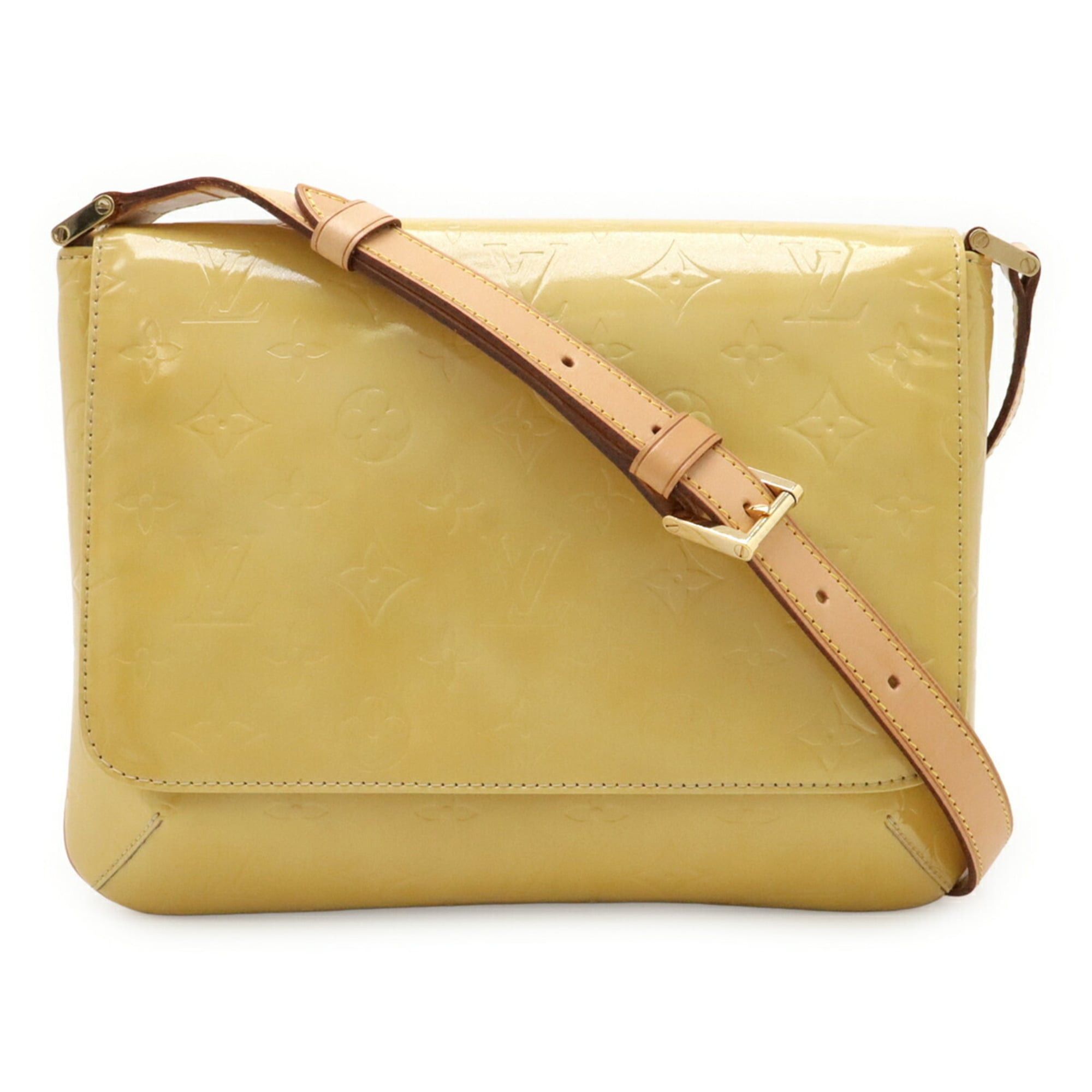 Louis Vuitton Louis Vuitton Monogram Vernis Thompson Street Shoulder Bag Beige M91008 Size ONE SIZE - 1 Thumbnail