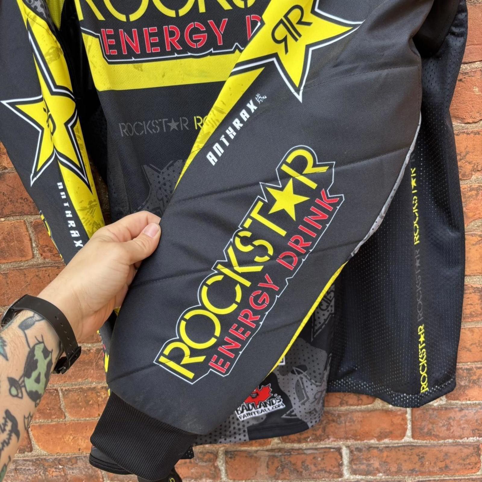 Other anthrax rockstar energy drink padded paintball LS shirt XXL Size US XXL / EU 58 / 5 - 7 Thumbnail
