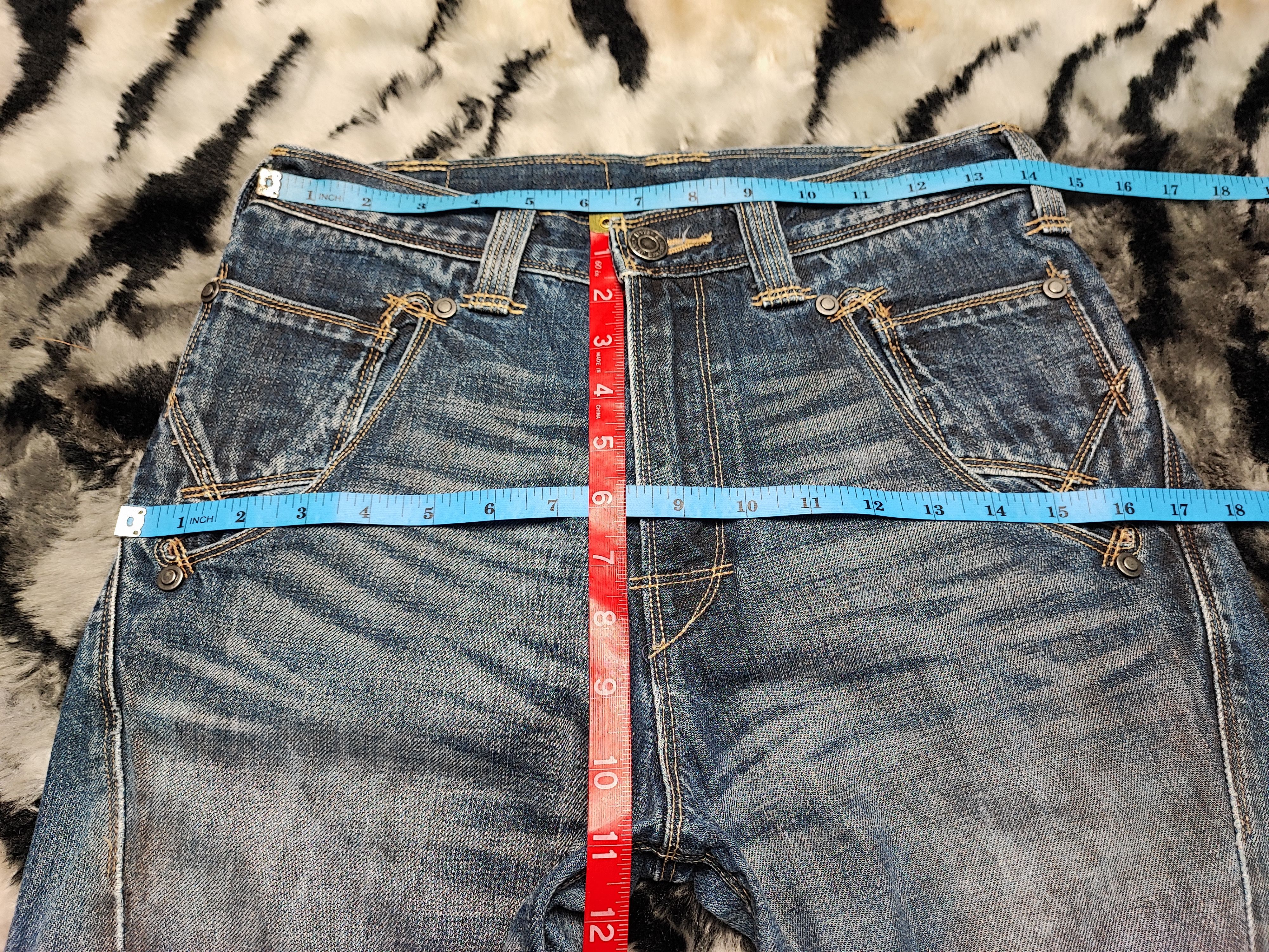 Levi's Levis Engineered Twisted Zip Leg Washed Jeans Size US 28 / EU 44 - 16 Thumbnail