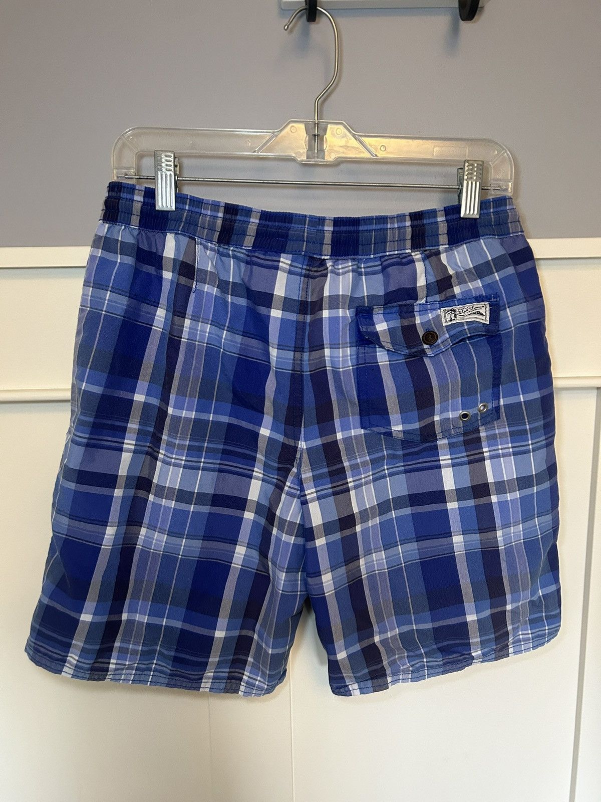 Polo Ralph Lauren Vintage Polo Ralph Lauren plaid active / swim shorts Size US 34 / EU 50 - 2 Thumbnail