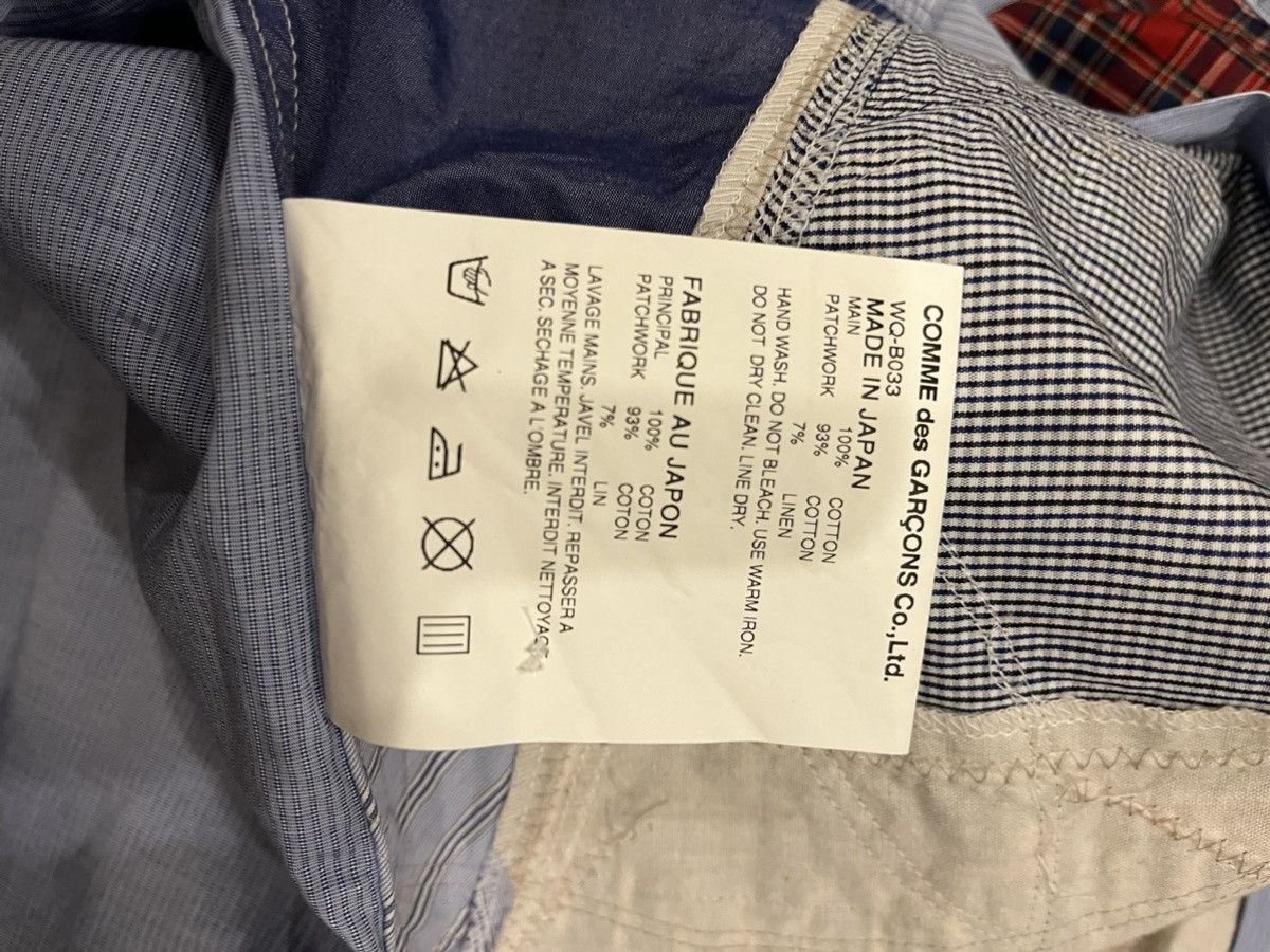 Comme des Garcons × Junya Watanabe Patchwork Junya Short Sleeve Button Up Size US XS / EU 42 / 0 - 4 Thumbnail