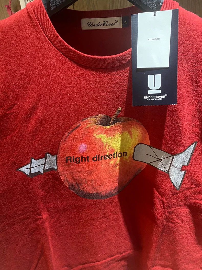 Undercover Undercover 18ss red apple nail short sleeves Size US L / EU 52-54 / 3 - 2 Thumbnail