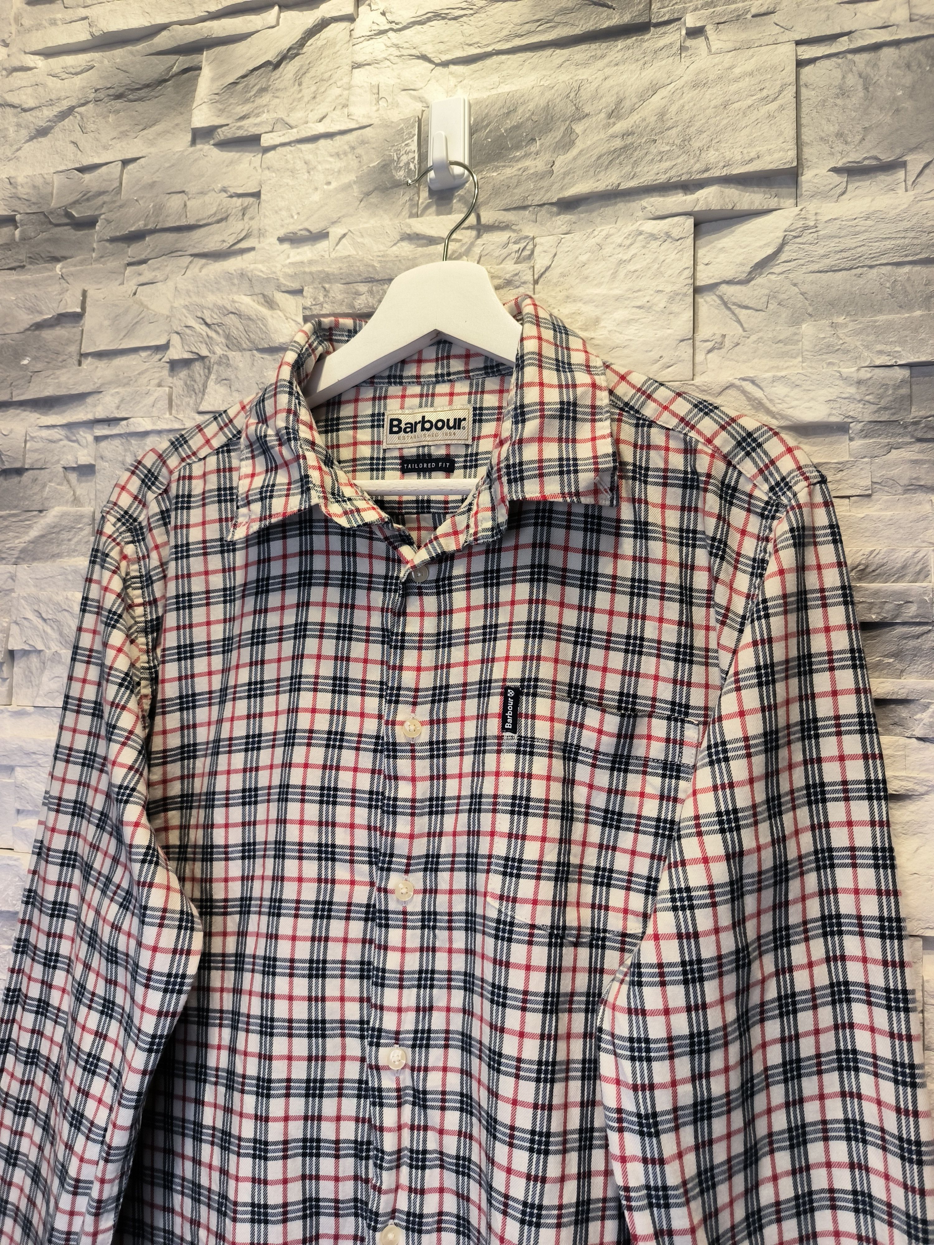 Barbour Barbour Checked Shirt Button-Up Long Sleeve Logo Size US L / EU 52-54 / 3 - 2 Thumbnail