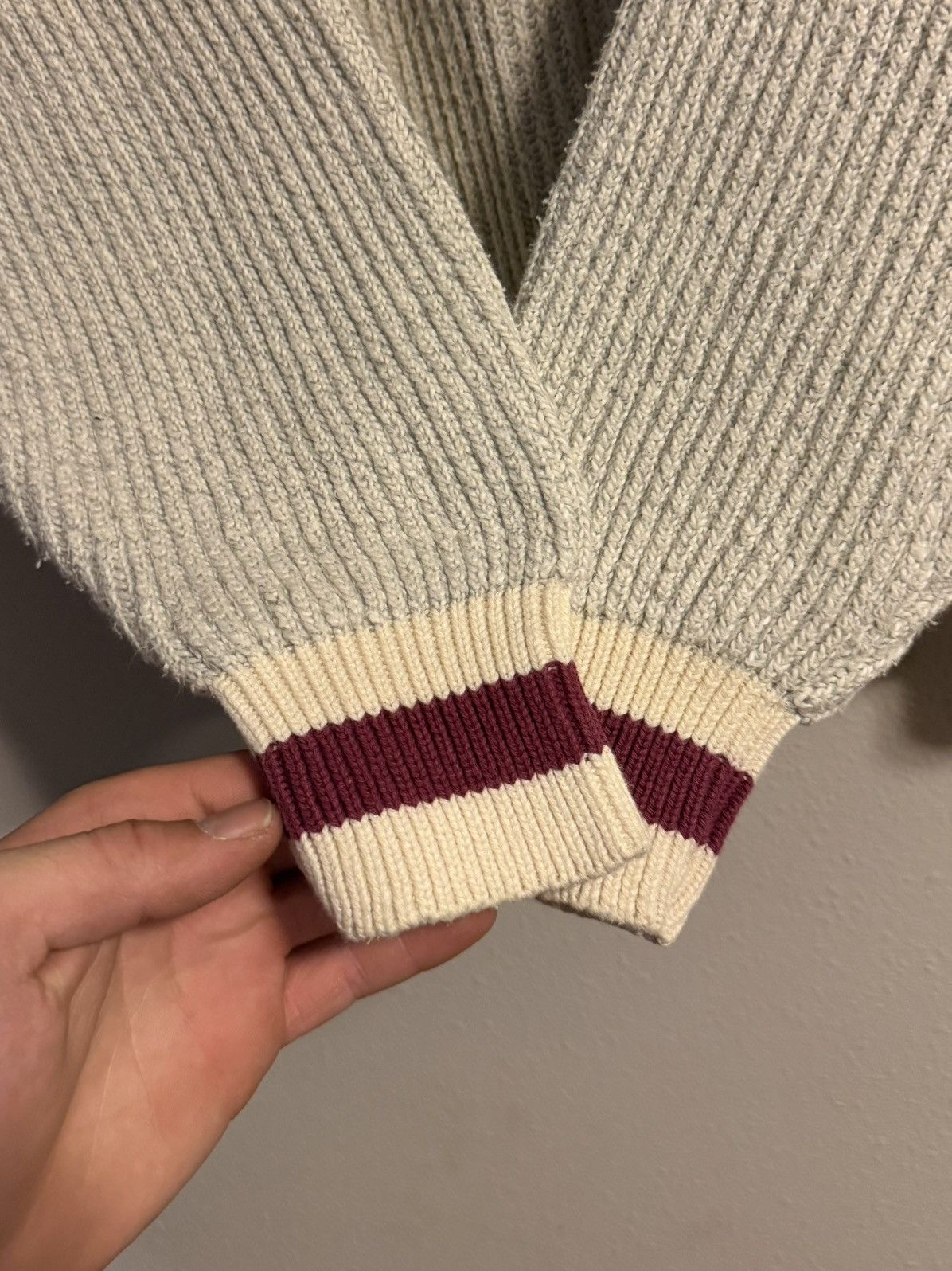 Eddie Bauer vtg 80s 90s made in UK eddie bauer chunky sweater large Size US L / EU 52-54 / 3 - 4 Thumbnail