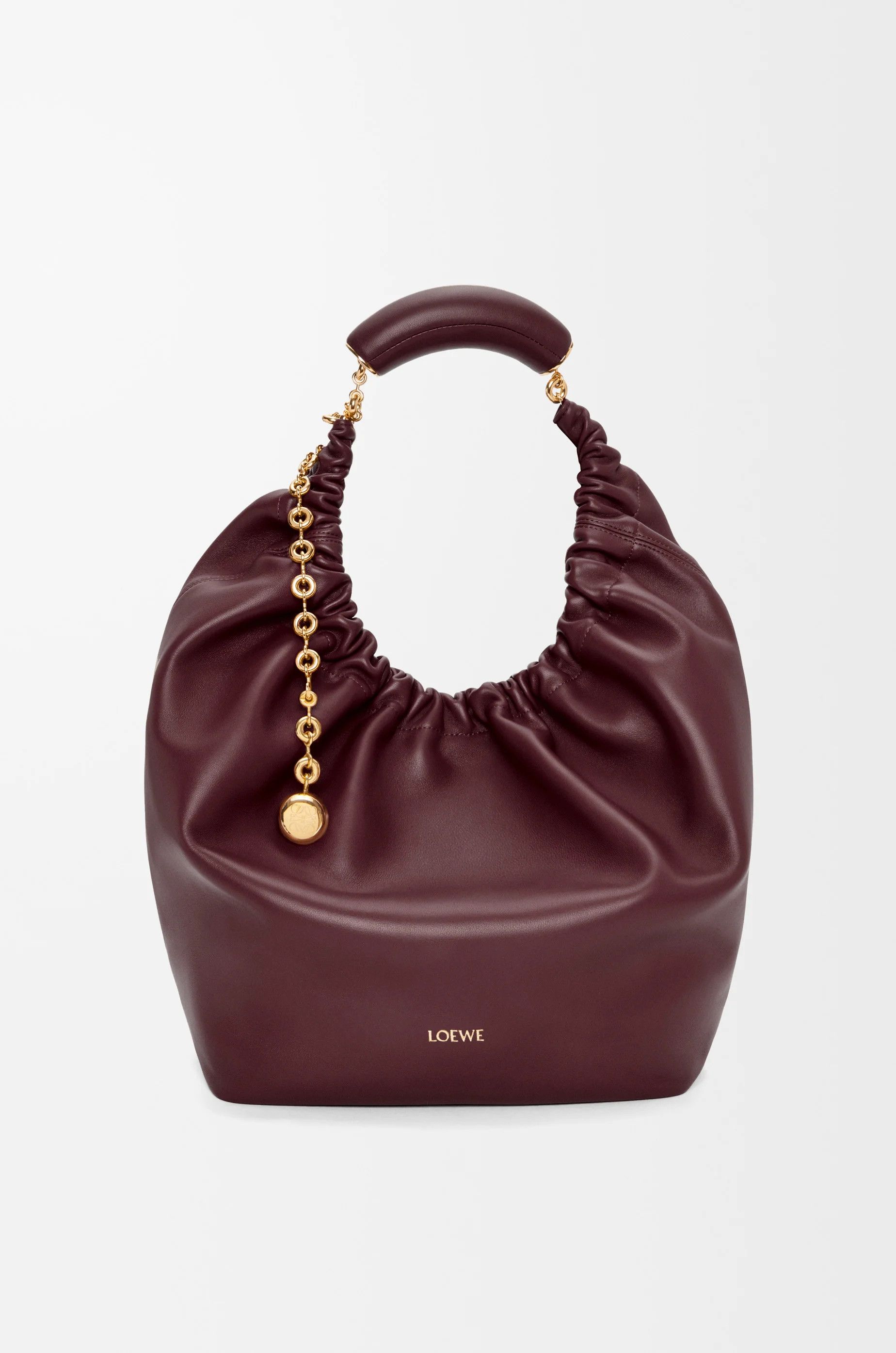 Loewe o1in1g0426 Size: OS / Medium Squeeze Bag in Burgundy Size ONE SIZE - 1 Thumbnail