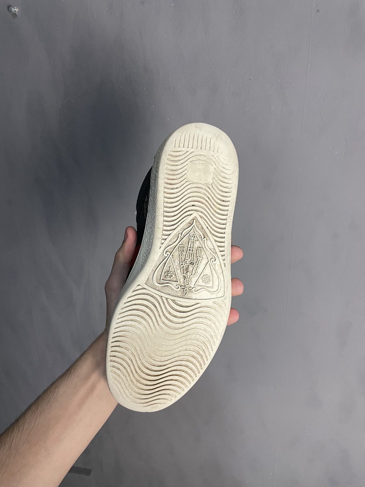 Gucci Gucci Ace Web GG Supreme Monogram Tiger Canvas Gray High top Size US 6 / EU 39 - 13 Thumbnail