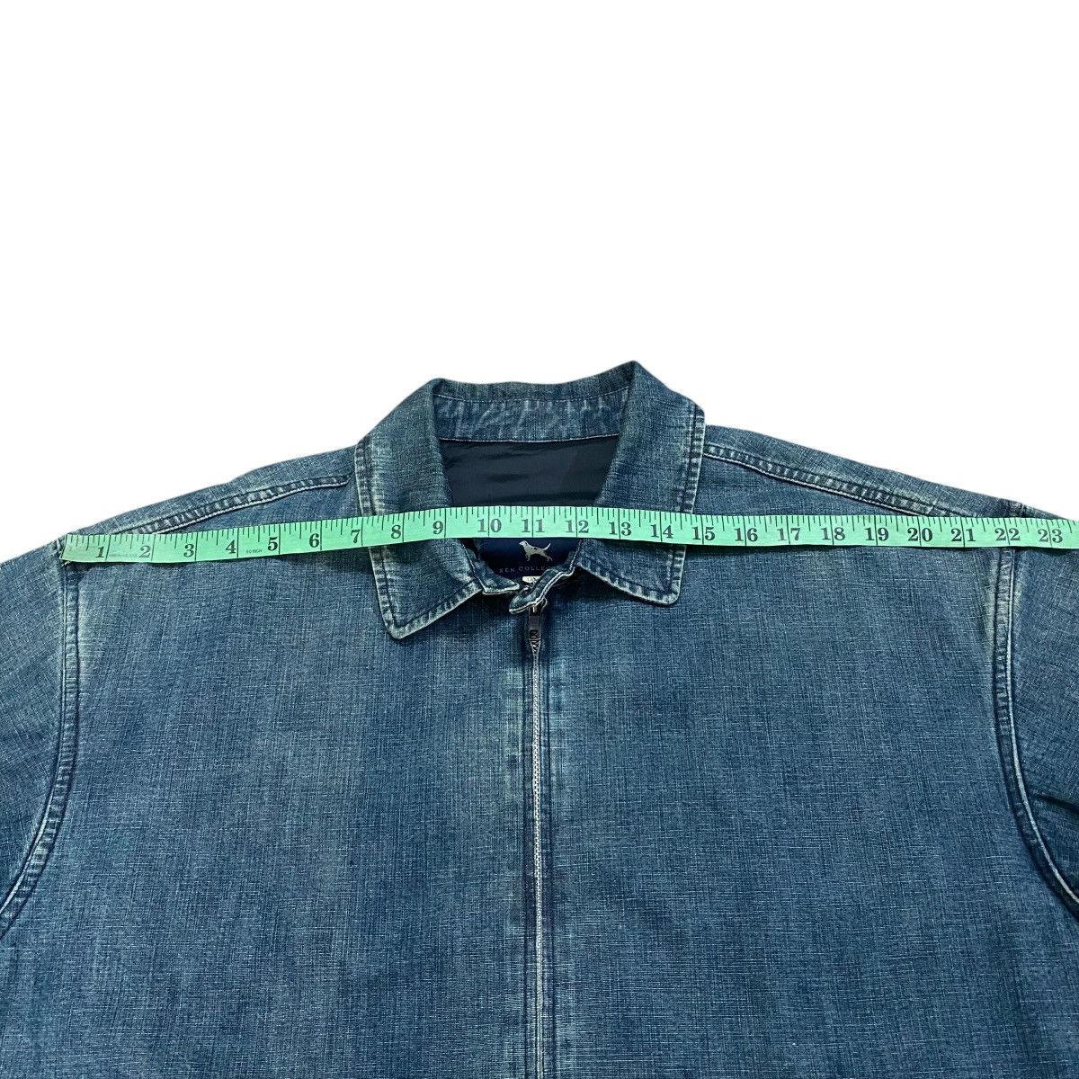 Japanese Brand Vintage Unique Retro Ken Collection indigo denim Zipper Size US L / EU 52-54 / 3 - 15 Thumbnail