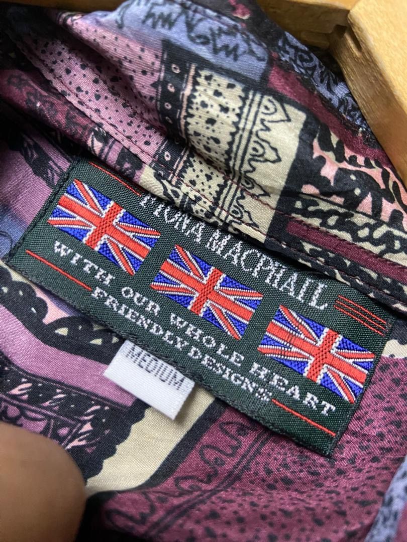 Japanese Brand Fiona Macphail Vintage Pattern Button Up Shirts (185) Size US M / EU 48-50 / 2 - 2 Thumbnail
