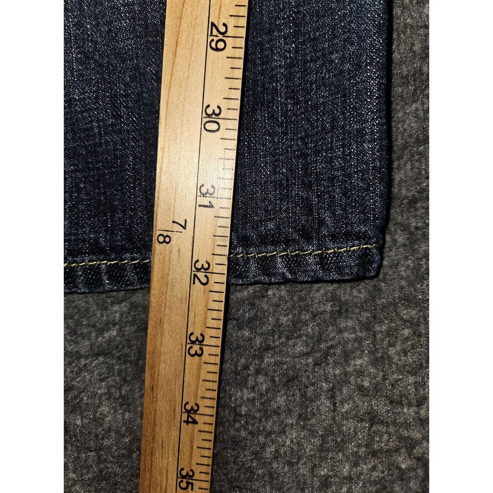 American Eagle Outfitters American Eagle Outfitters Jeans Mens 33x34 Relaxed Straight Denim Dark Wash Blue Size US 33 - 7 Thumbnail