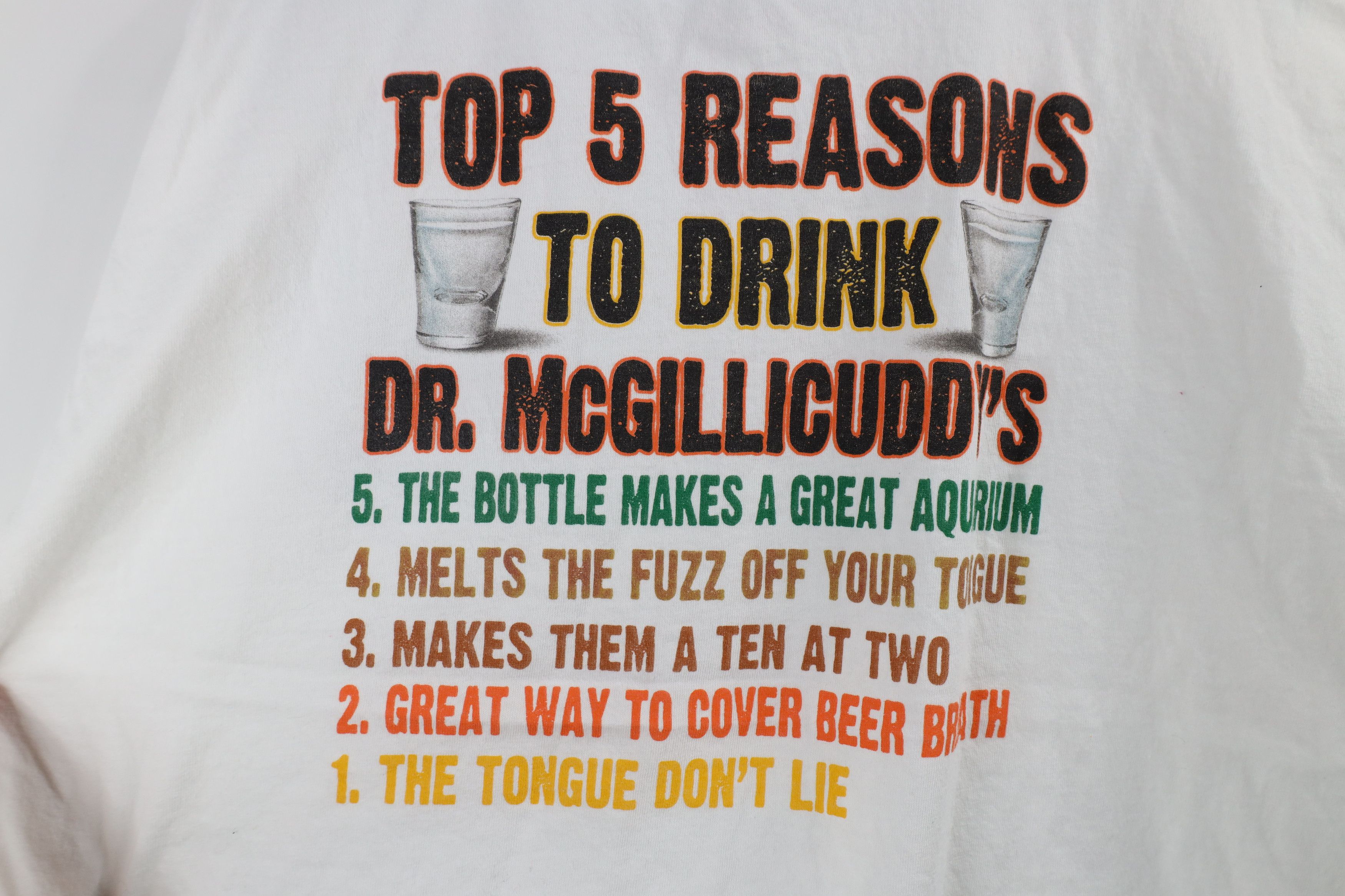 Vintage Vintage Dr McGillicuddys Liqueur Tasting Shot Ever T-Shirt Size US XL / EU 56 / 4 - 8 Thumbnail