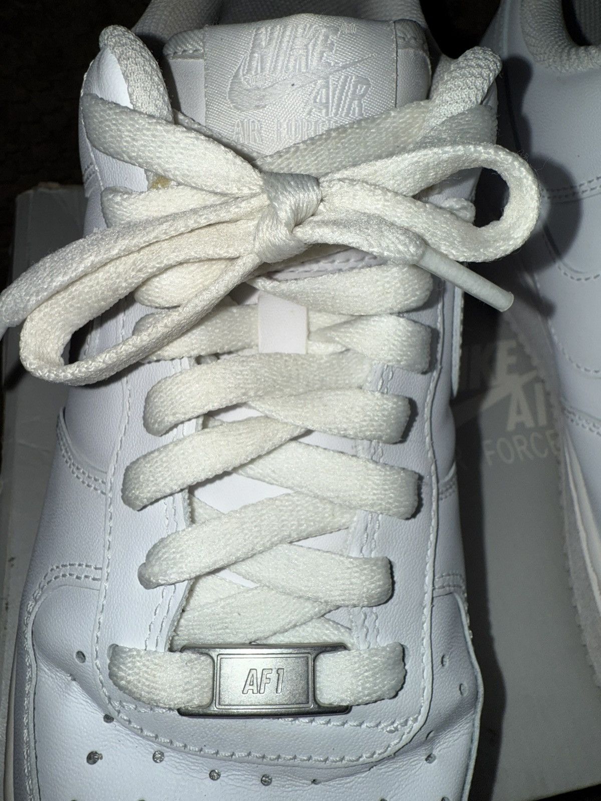 Nike Nike Air Force 1 ‘07 Low, White AF1, size 10, EXC in OG Box! Size US 10 / EU 43 - 14 Thumbnail