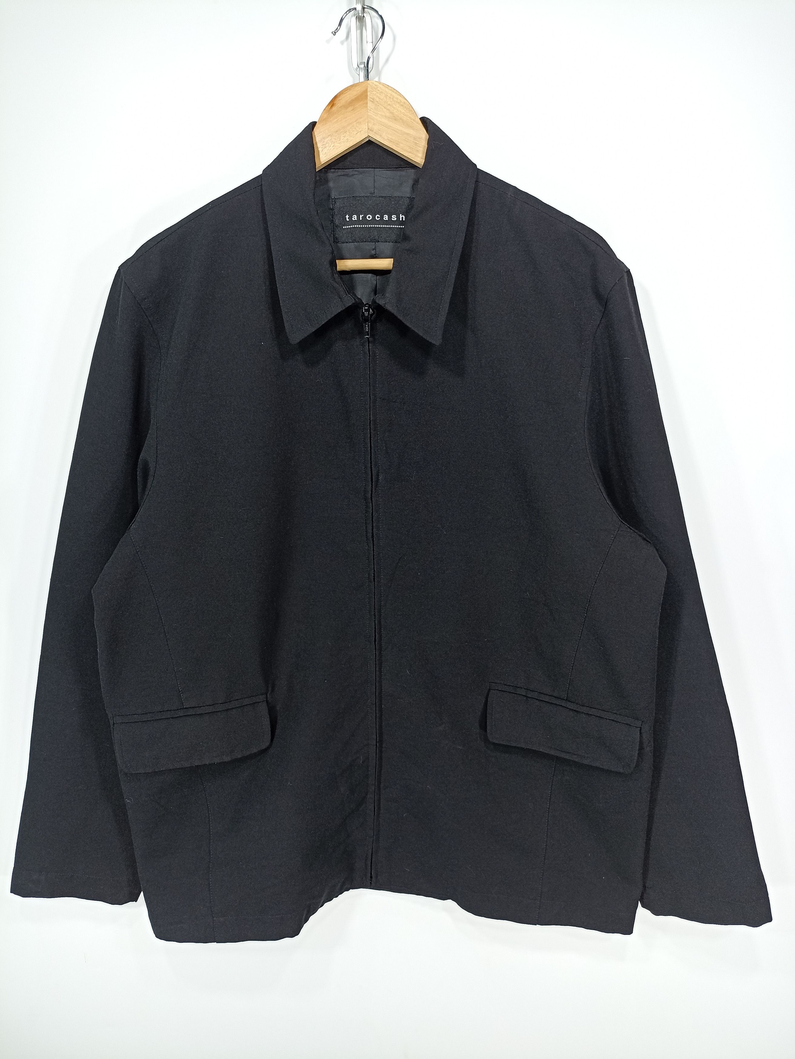 image of Vintage Tarocash Casual Jacket in Black, Men's (Size Medium)