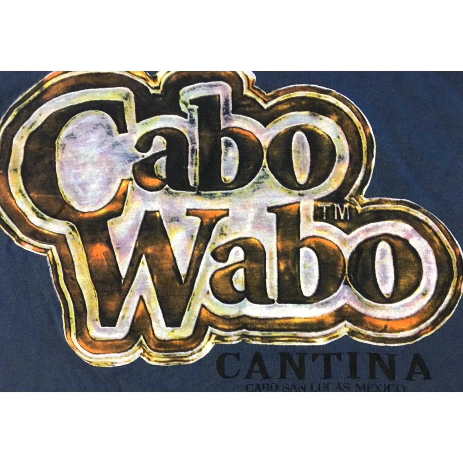 Vintage VINTAGE Cabo Wabo Cantina Shirt S Men Blue 90s Beach Tequila San Lucas Mexico T-Shirt Short Sleeve Size US S / EU 44-46 / 1 - 3 Thumbnail
