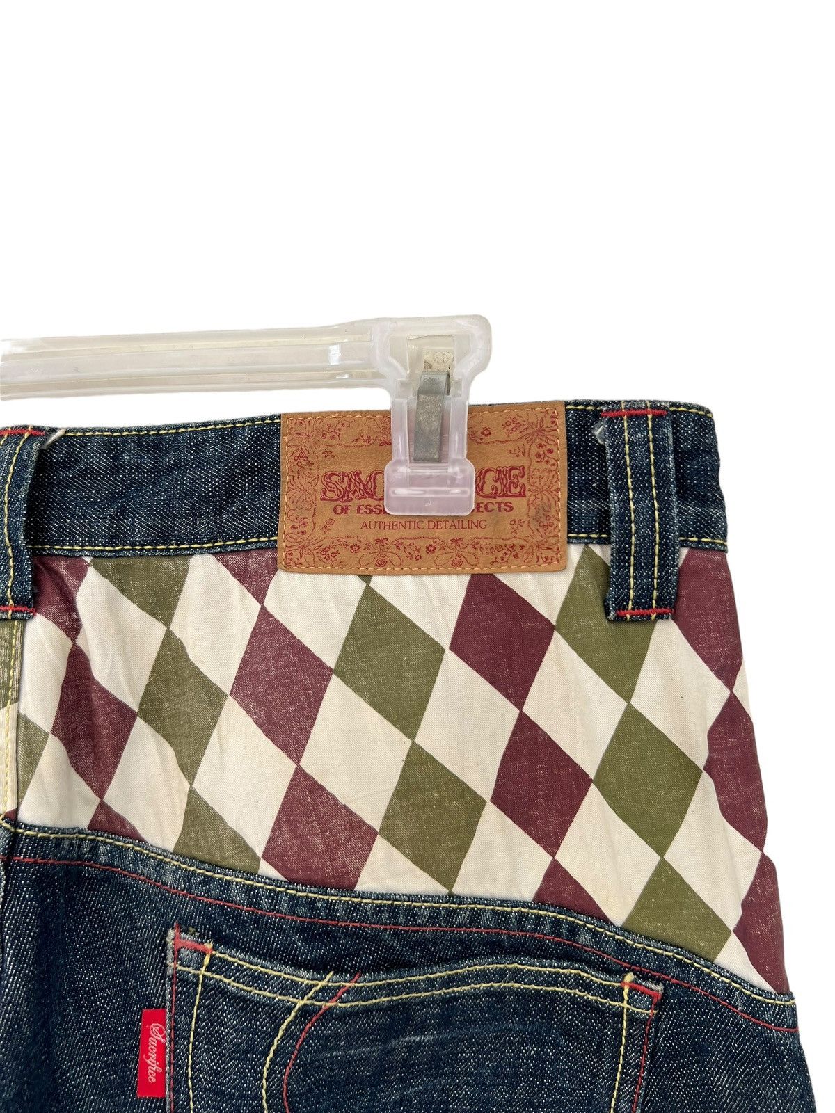 Vintage Vintage SACRIFICE Japan Union Made Hybrid Denim Jeans Size US 34 / EU 50 - 21 Thumbnail