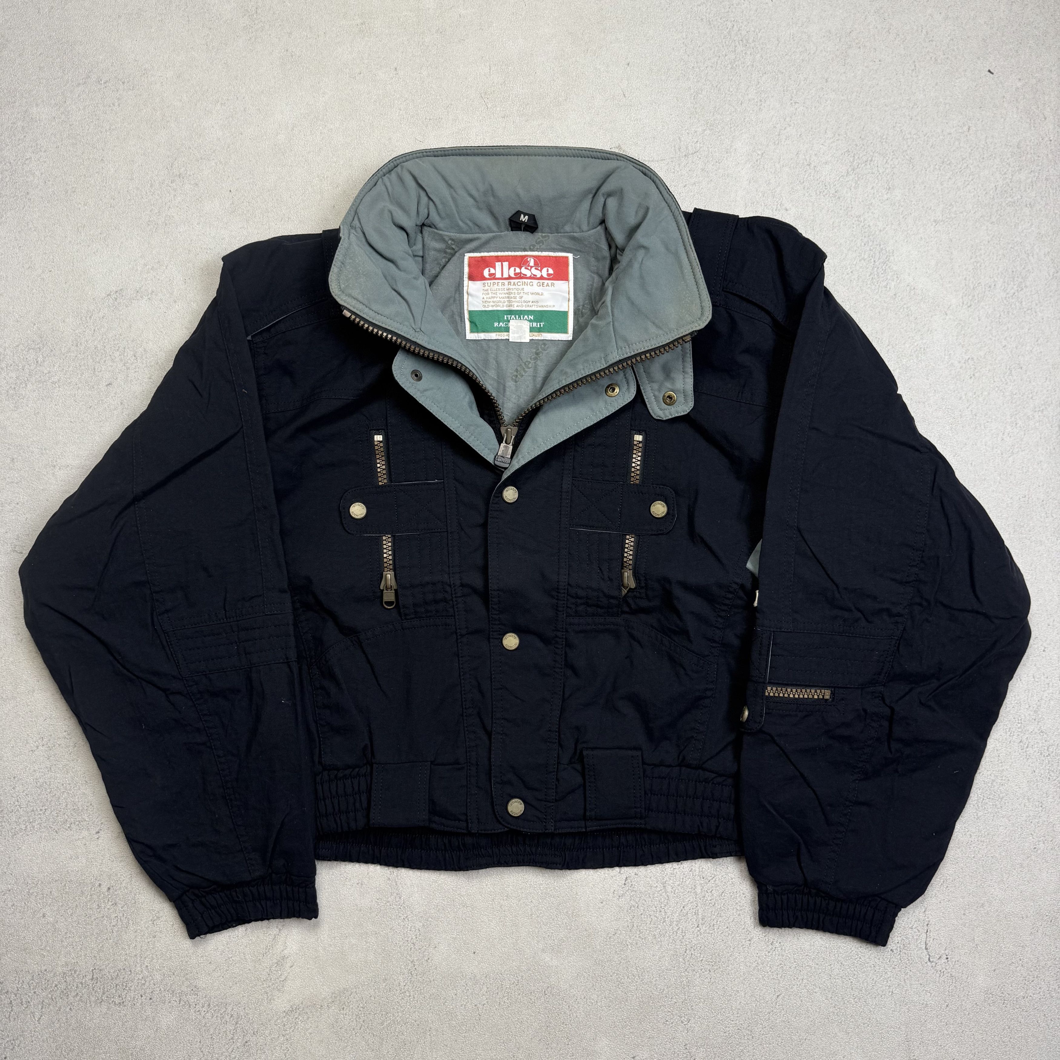 Ellesse Vintage Ellesse Super Racing Gear Jacket Size US M / EU 48-50 / 2 - 2 Thumbnail