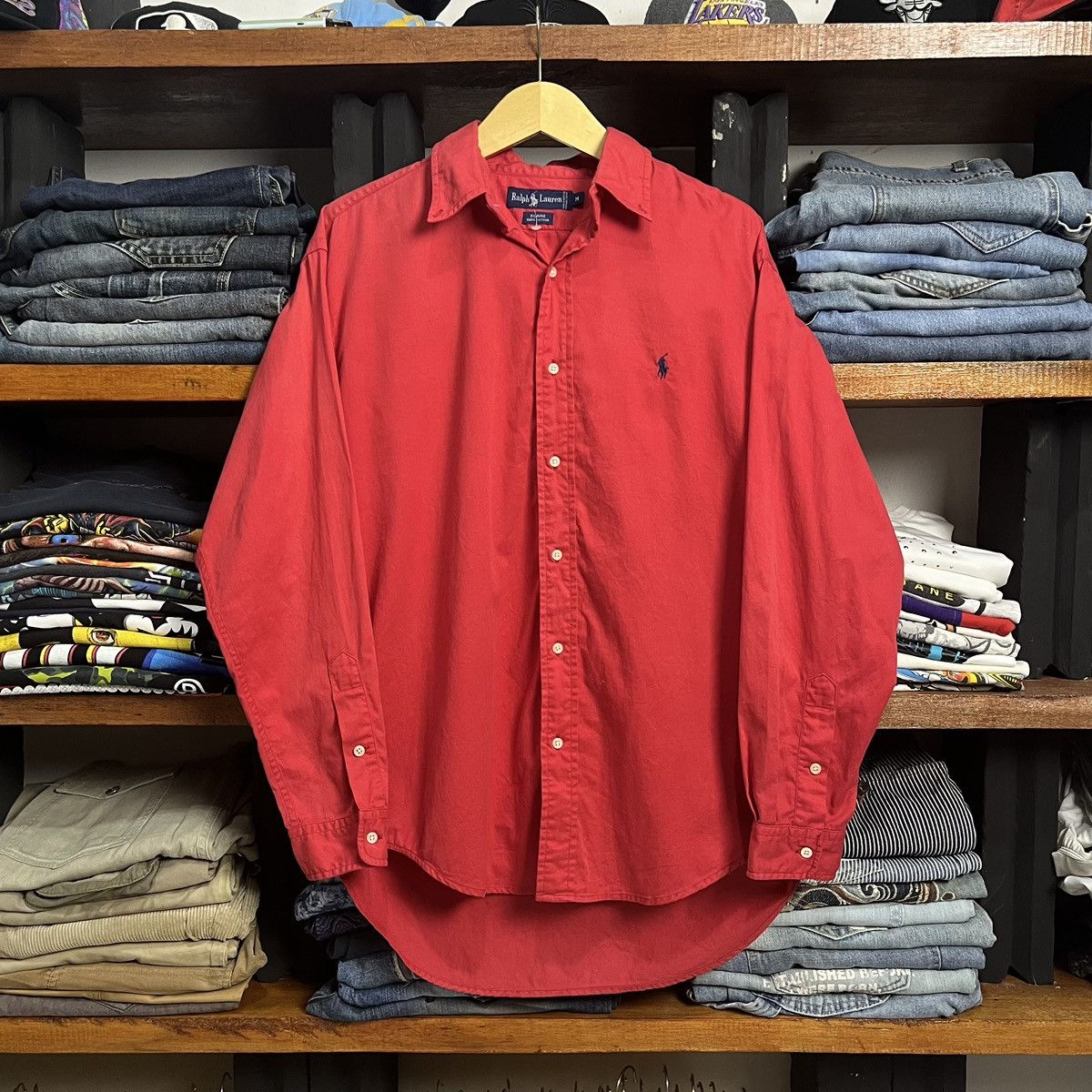 Ralph Lauren × Vintage Vintage Polo Ralph Lauren Long Shirt Size US M / EU 48-50 / 2 - 1 Thumbnail