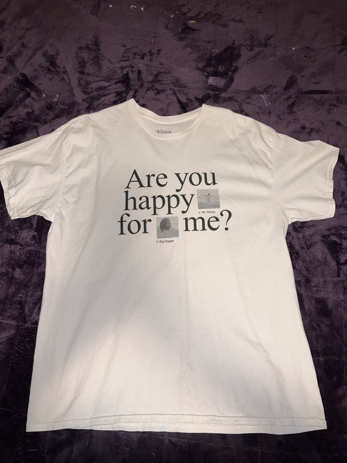 Kendrick Lamar Kendrick Lamar Are You Happy For Me ? Tour tee Size US L / EU 52-54 / 3 - 1 Thumbnail