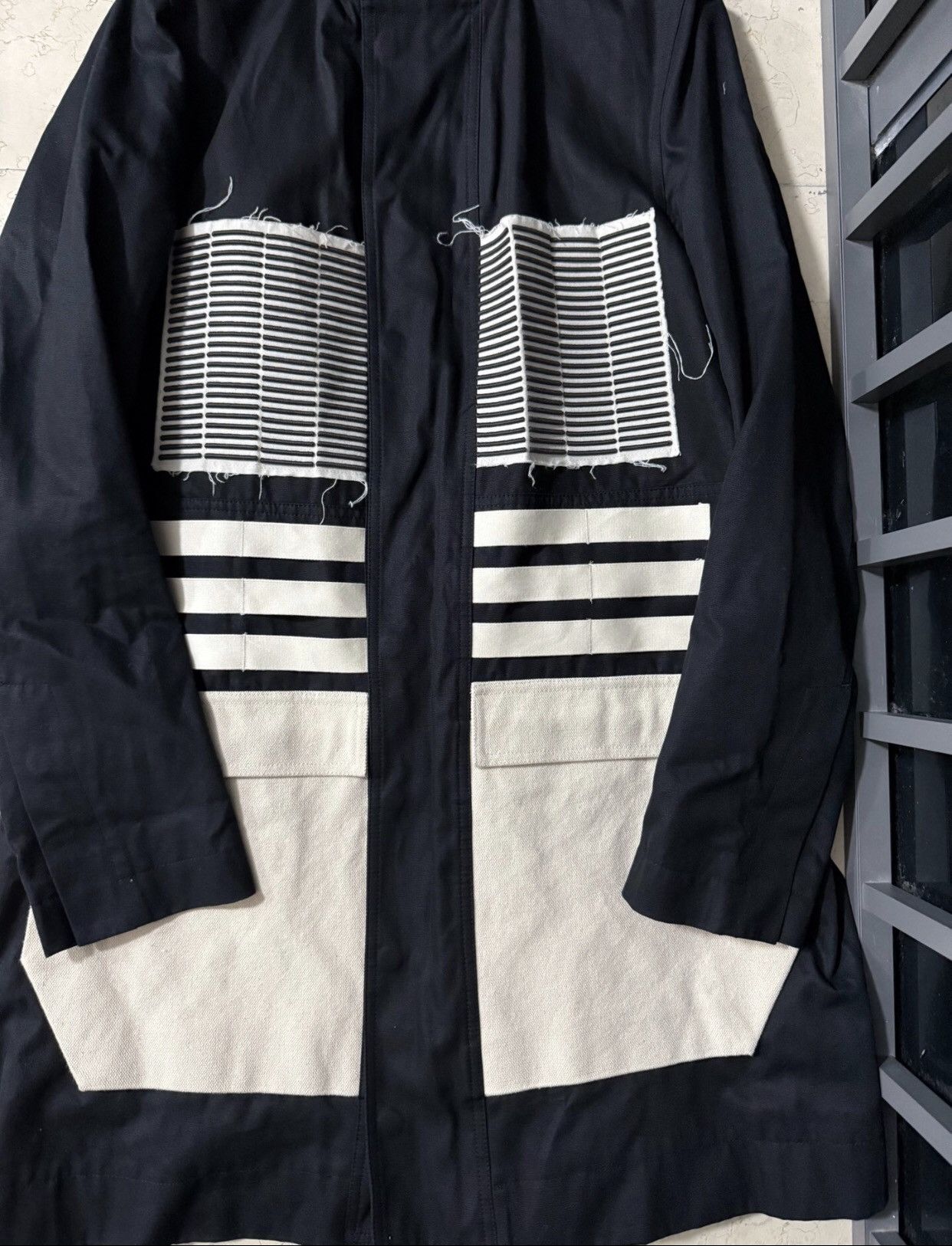Rick Owens Rick Owens Ro mainline show, mainline black and white jacket Size US L / EU 52-54 / 3 - 3 Thumbnail