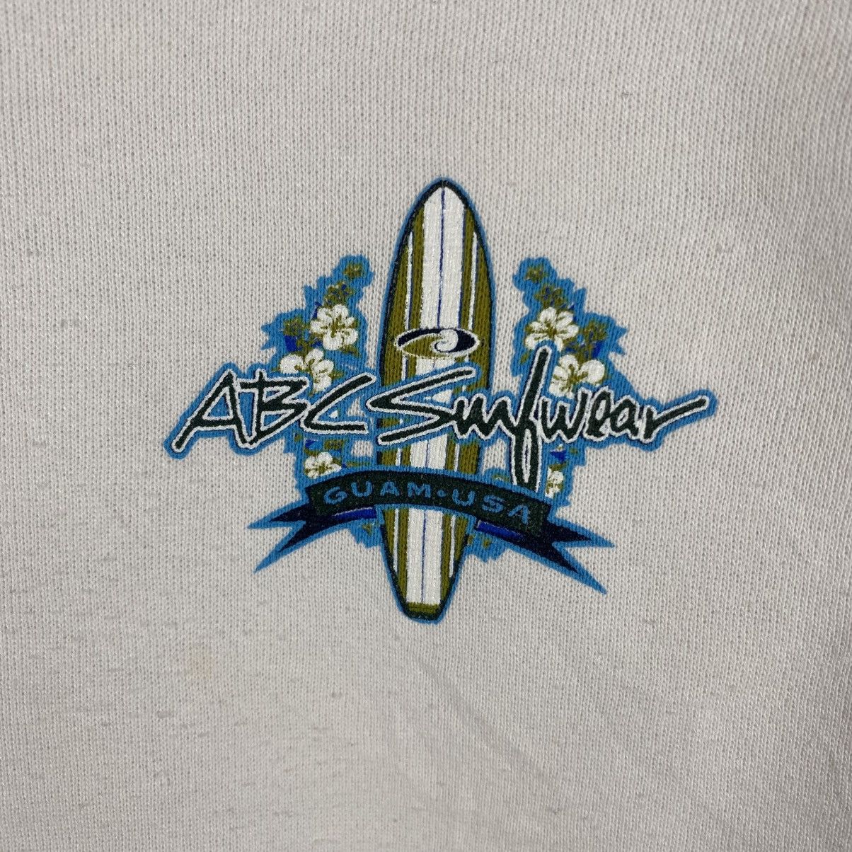Vintage Vintage 90's ABC SURFWEAR Guam Usa Crewneck Sweatshirt Size US M / EU 48-50 / 2 - 4 Thumbnail