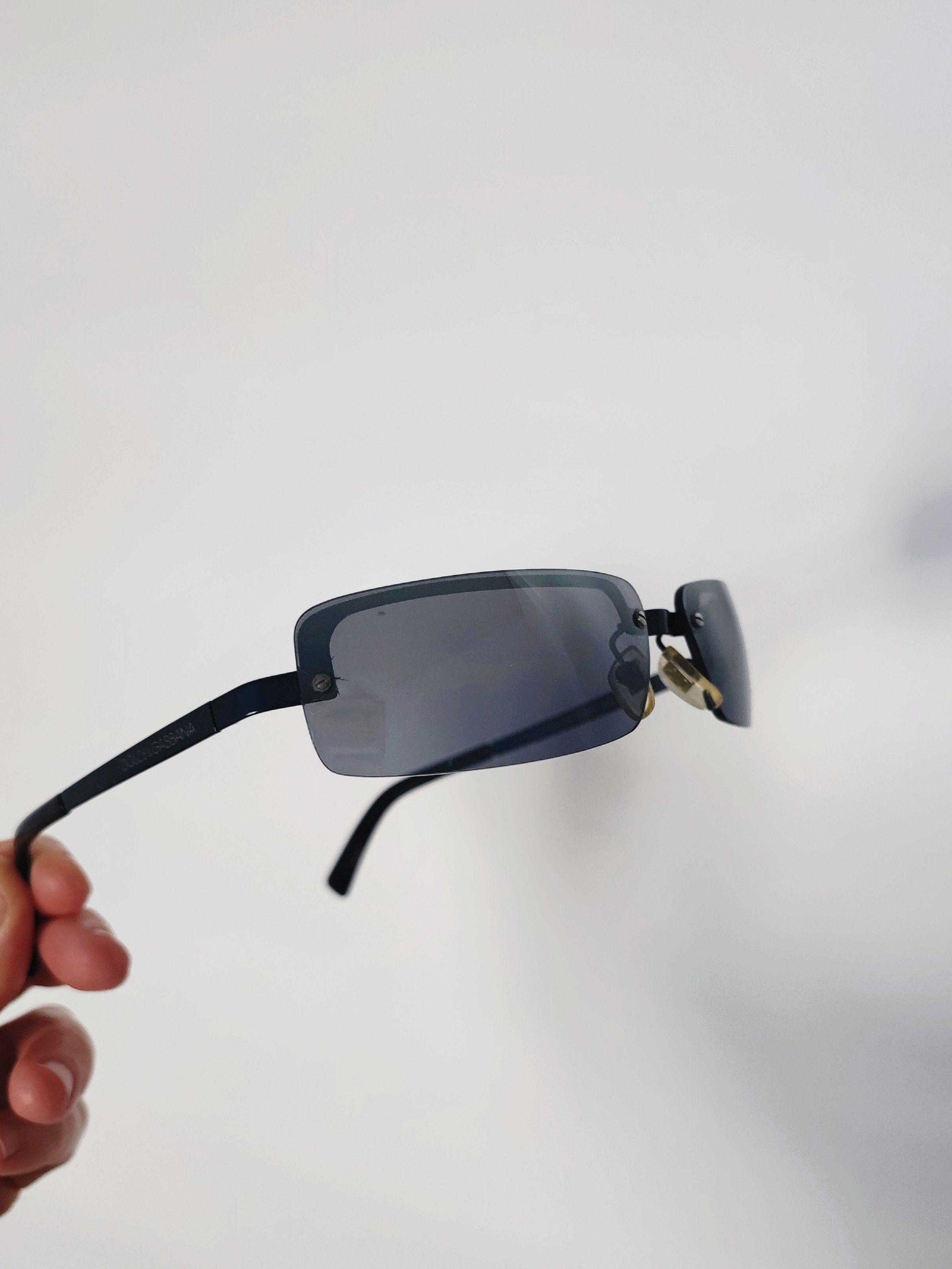 Dolce & Gabbana Dolce & Gabbana DG376S Vintage Rimless Sunglasses — Y2K Size ONE SIZE - 6 Thumbnail