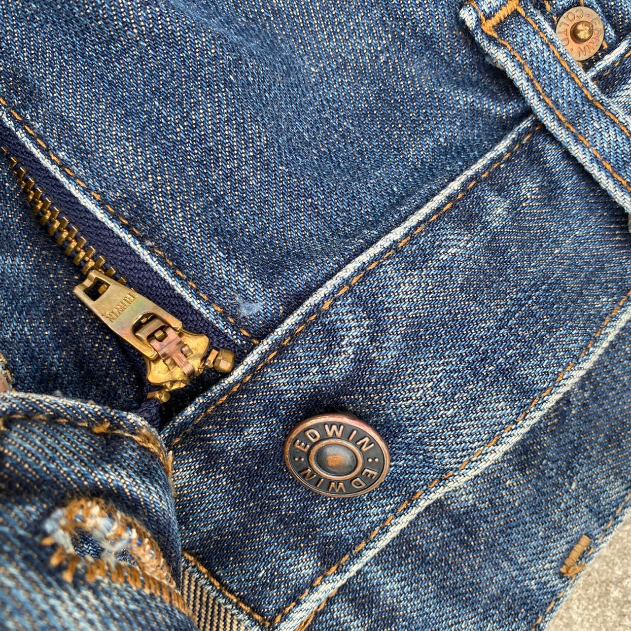 Edwin Vintage Edwin 503 Regular Distressed Denim Size US 30 / EU 46 - 12 Thumbnail