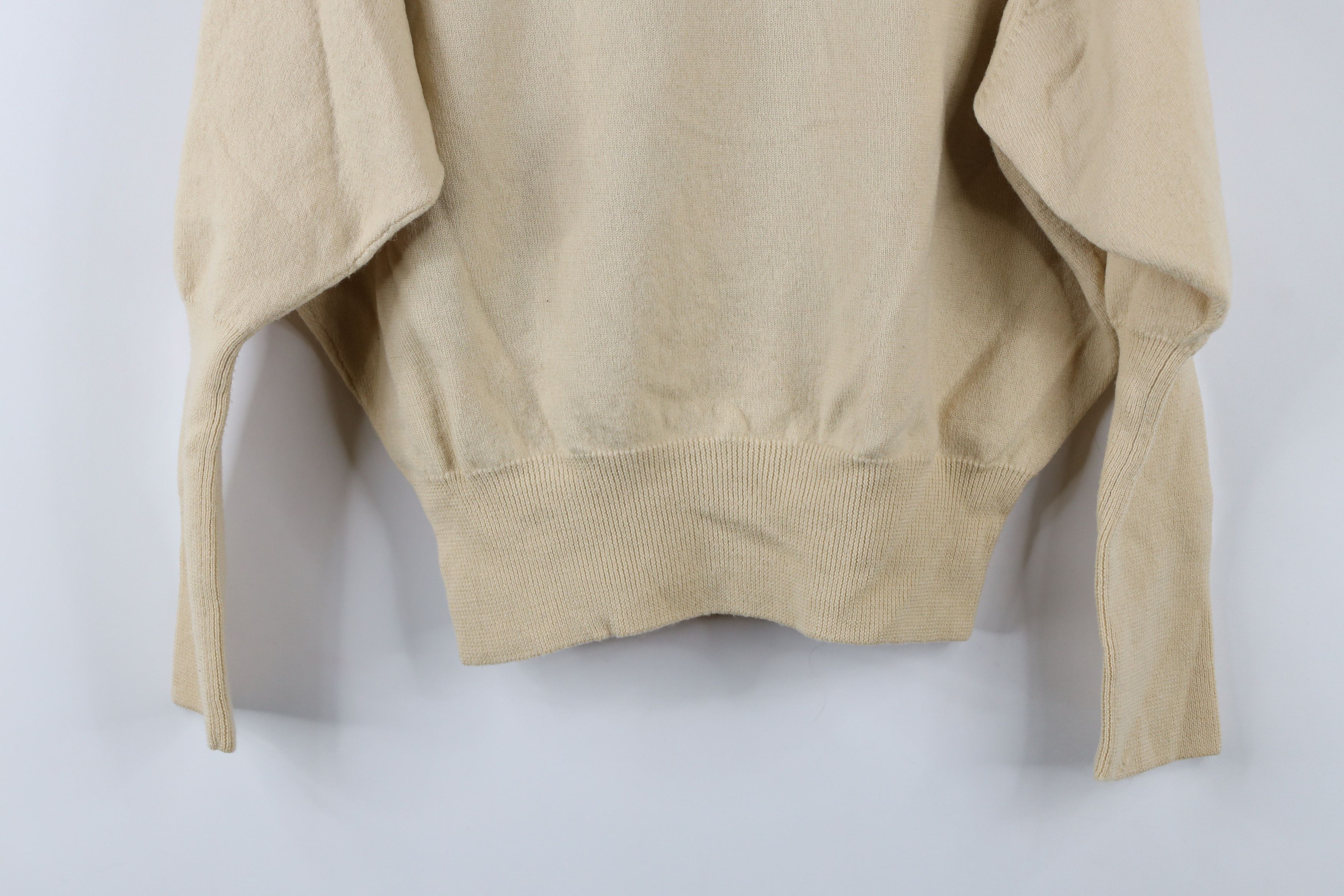 DKNY × Vintage Vintage 90s DKNY Wool Knit Diamond Turtleneck Sweater Size L / US 10 / IT 46 - 10 Thumbnail