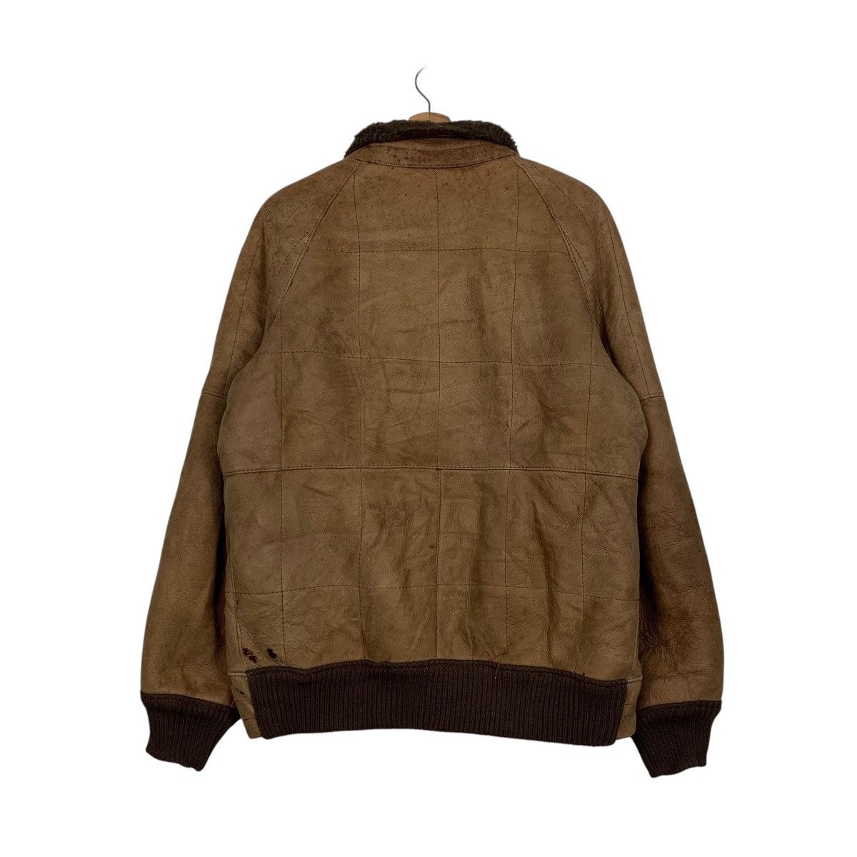 Japanese Brand Japanese Brand Military Leather Bomber Jacket Size US M / EU 48-50 / 2 - 7 Thumbnail