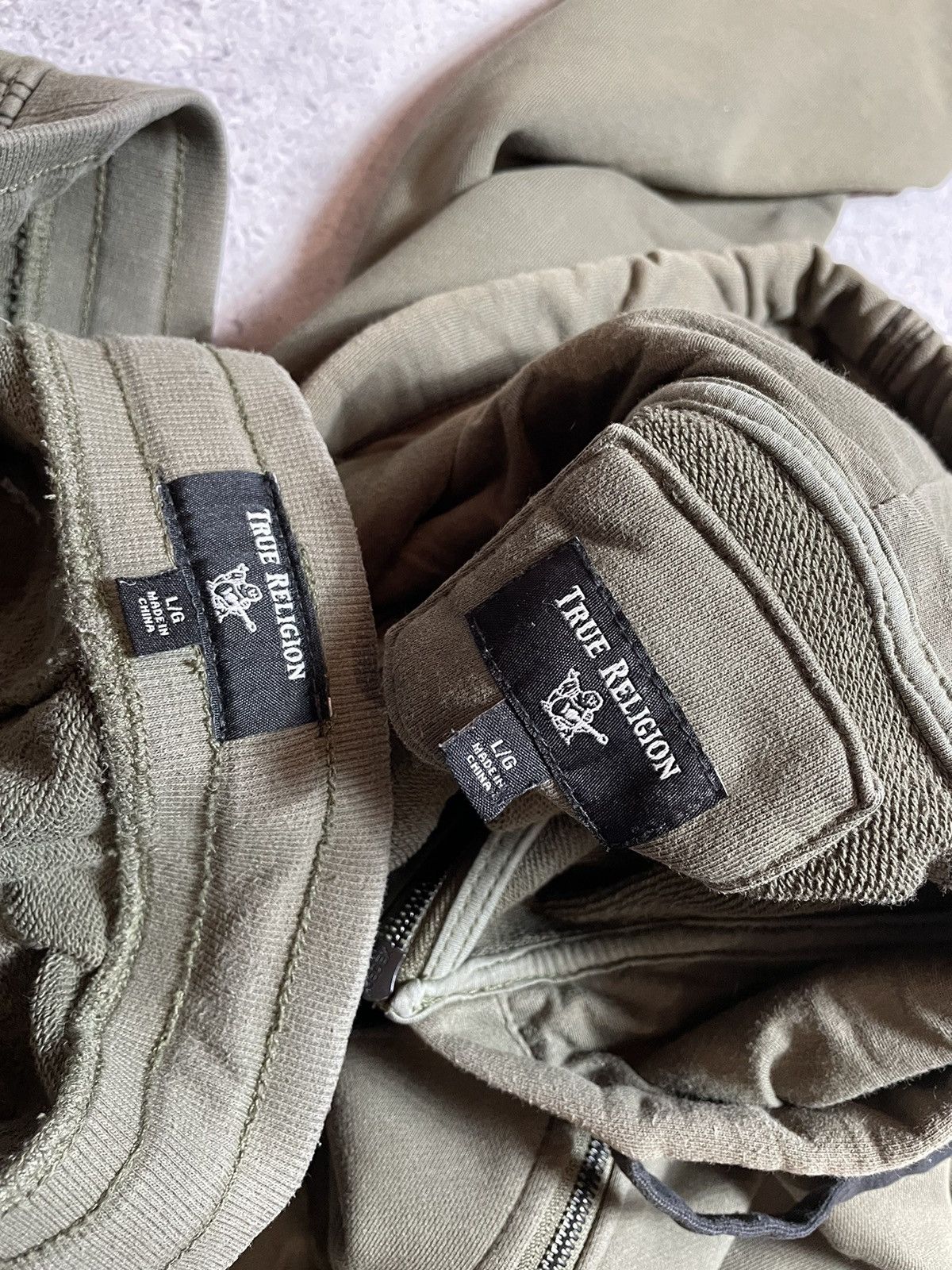 True Religion Vintage Track Suit True Religion Hype Zip Hoodie And Pants Size US L / EU 52-54 / 3 - 14 Thumbnail