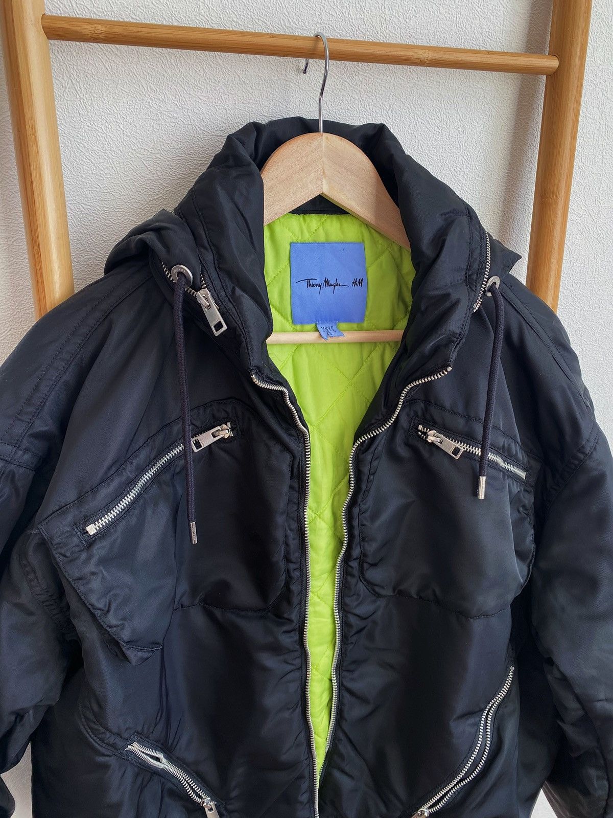 Mugler Mugler x H&M Nylon Bomber Jacket Size S Size US S / EU 44-46 / 1 - 5 Thumbnail