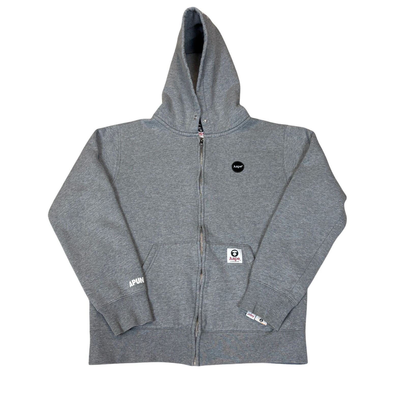 Aape × Bape Aape by A Bathing Ape Logo Badge Full Zip Hoodie Men's Large Size US L / EU 52-54 / 3 - 1 Thumbnail