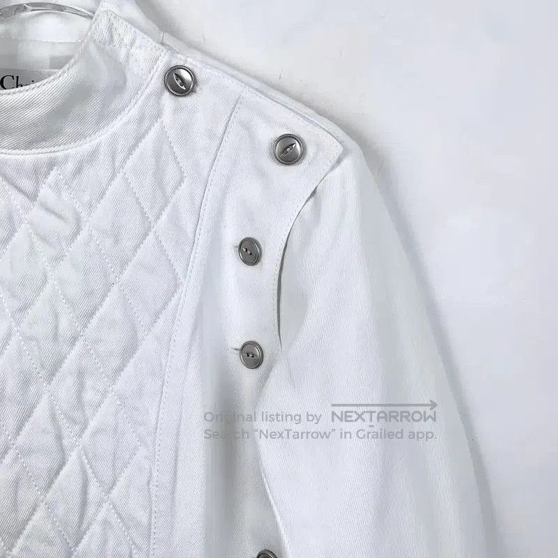 Dior Dior Women's White Cotton Jacket . Size XS / US 0-2 / IT 36-38 - 3 Thumbnail