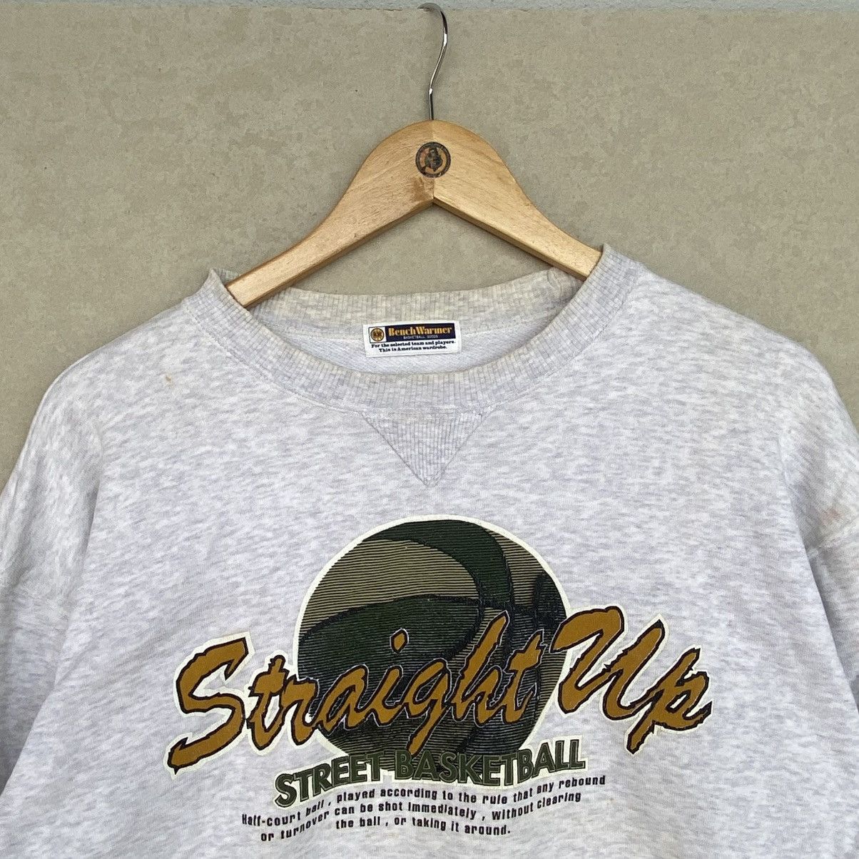 Other Vintage Bench Warmer Big Printed Crewneck Sweatshirt Gray Size US M / EU 48-50 / 2 - 4 Thumbnail