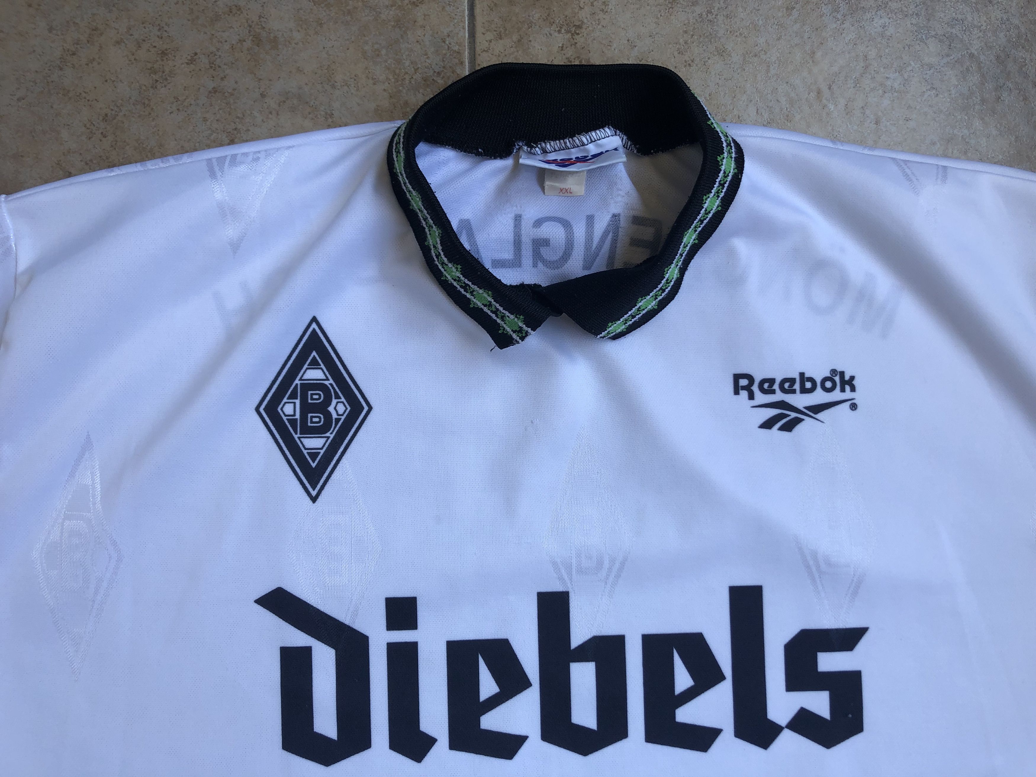 Reebok Borussia Mönchengladbach Home football shirt 1995-1996 Size US XXL / EU 58 / 5 - 4 Thumbnail