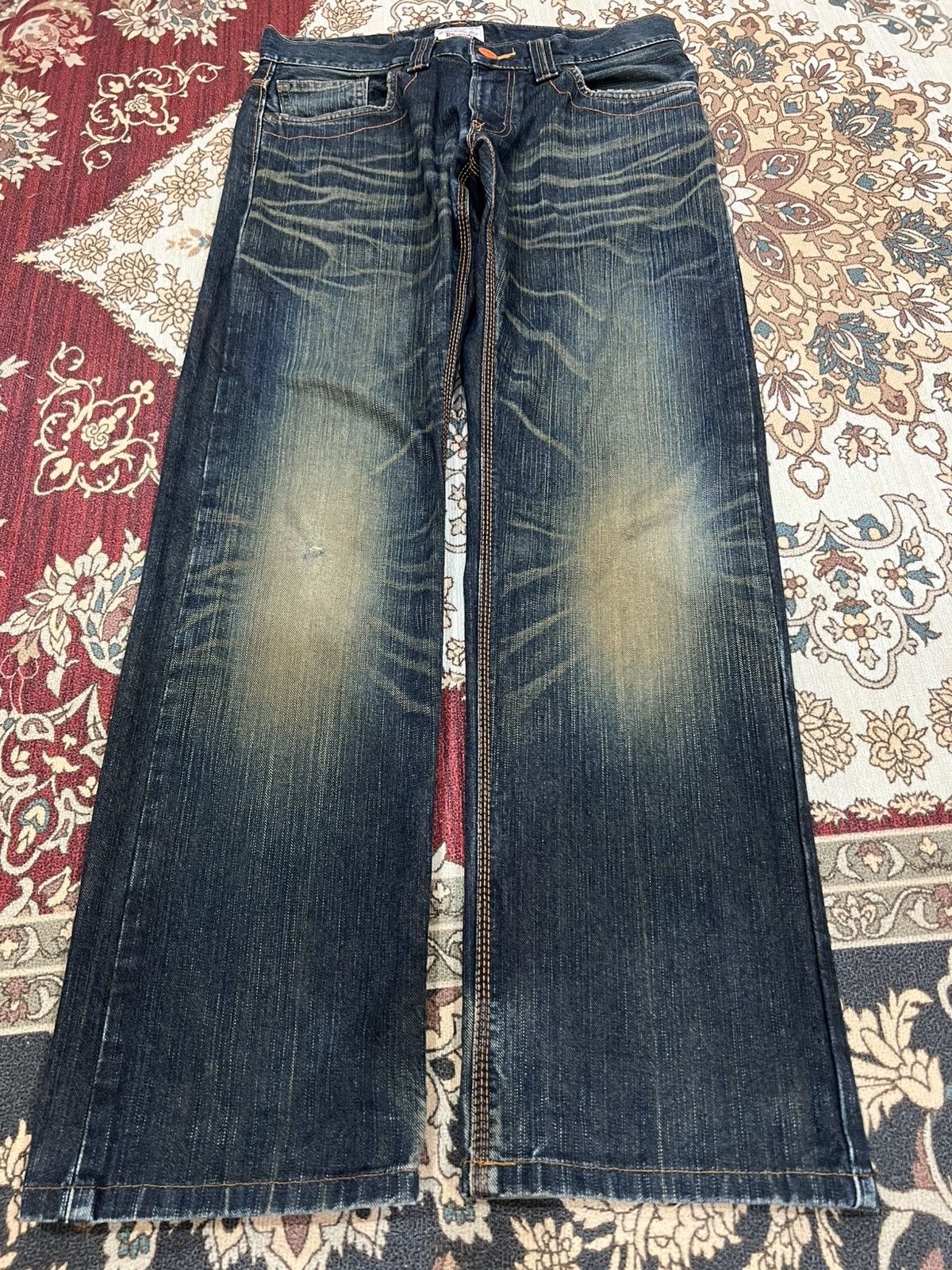 💥Flare💥Vintage Edwin XV Exclusive Vintage Distress Jean