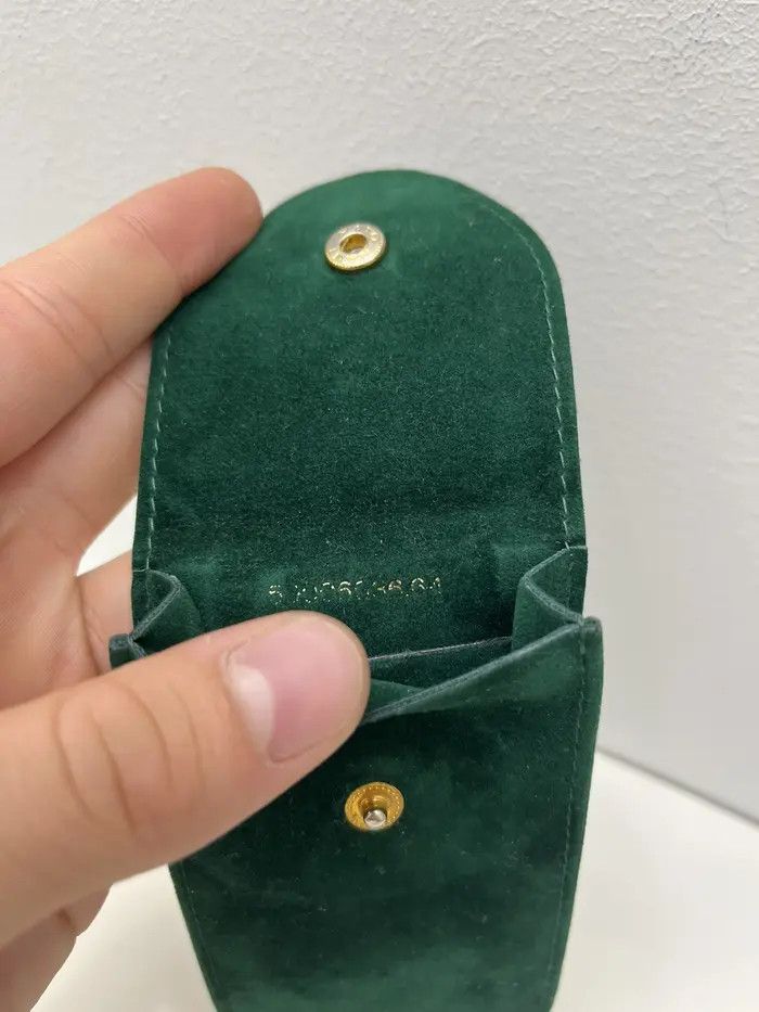 Rolex Vintage Rolex Dark Green Velure Crown Logo Travel Case Size ONE SIZE - 3 Thumbnail