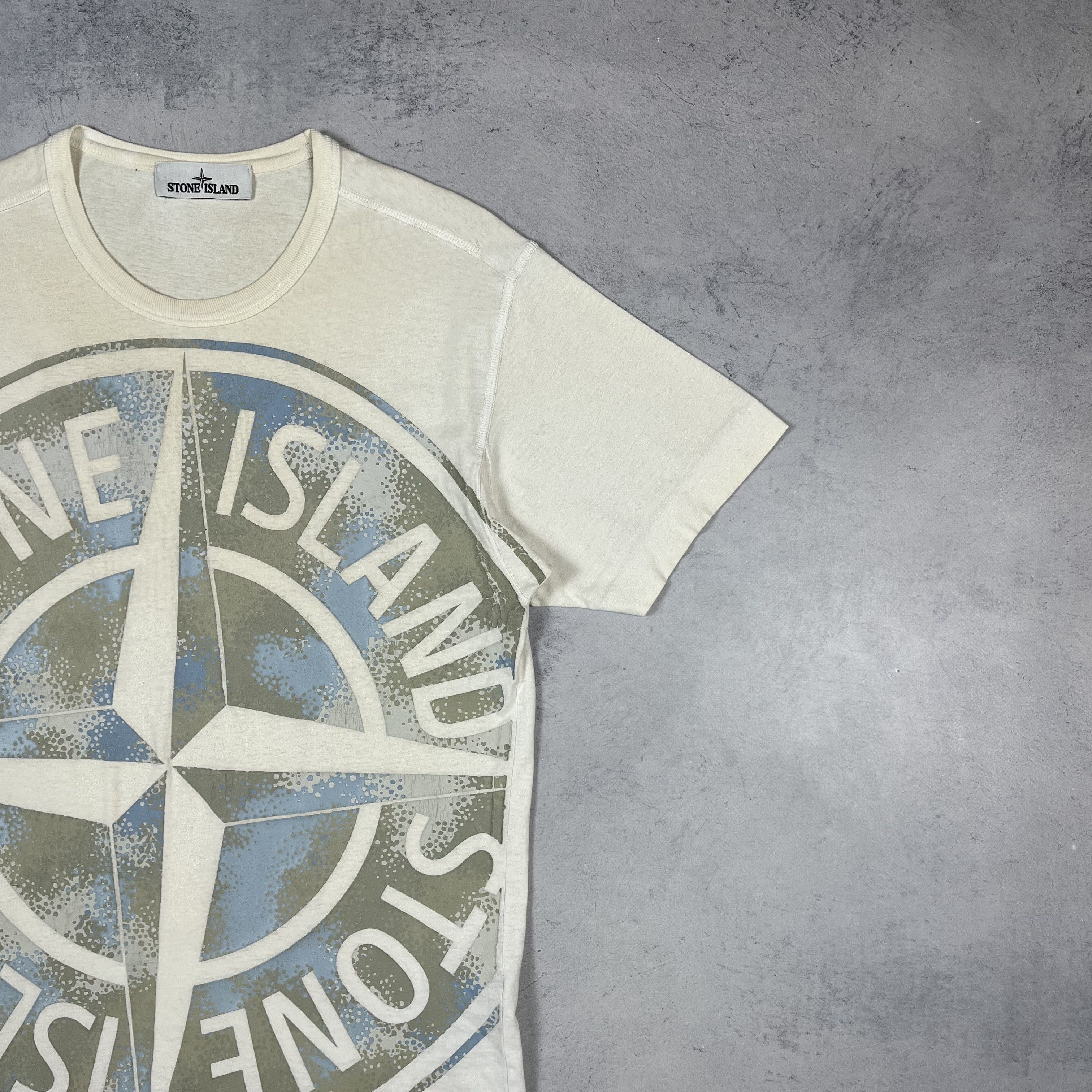 Stone Island Stone Island Desert Camo Big Logo T Shirt Size US S / EU 44-46 / 1 - 3 Thumbnail